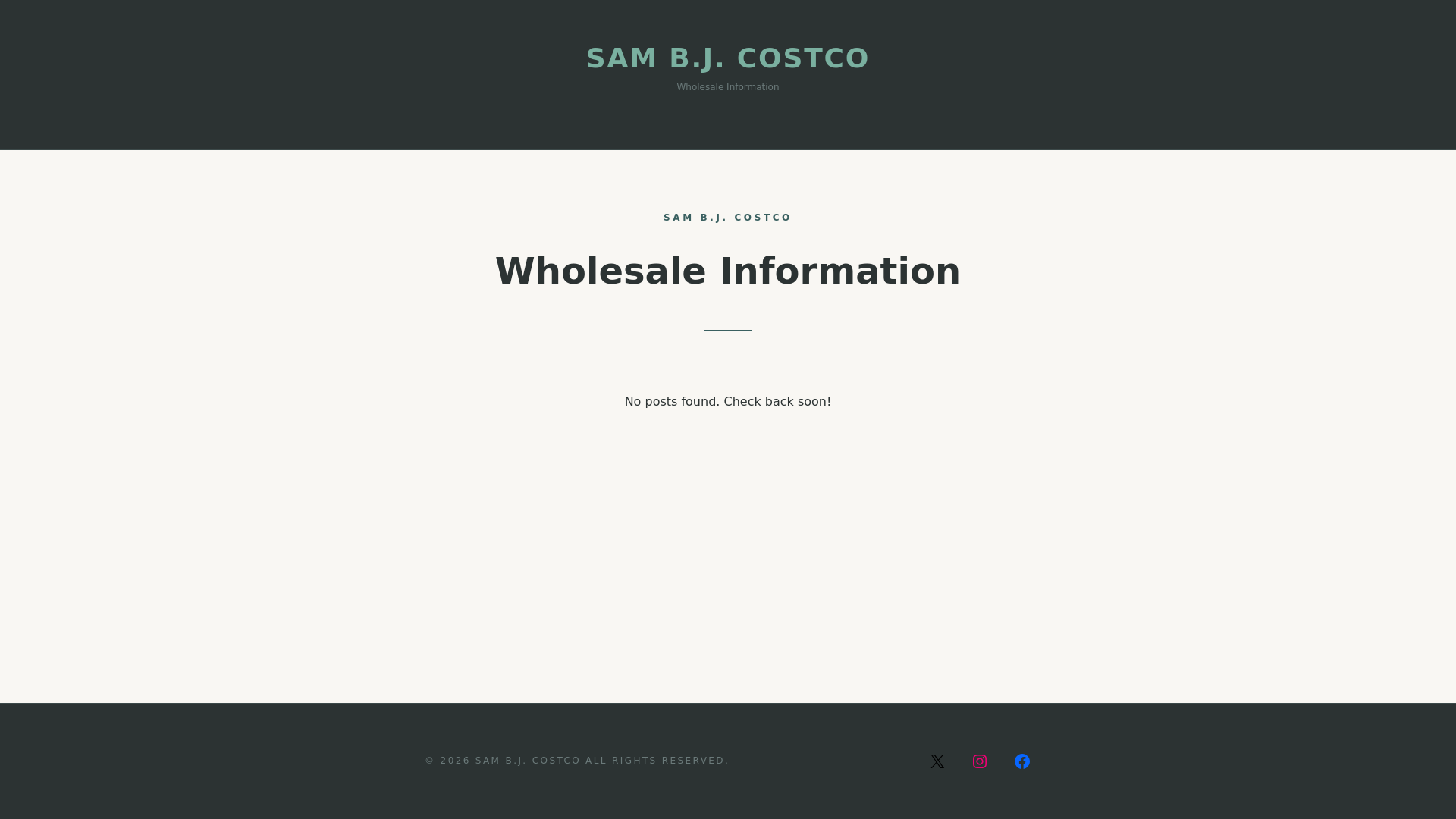 website screenshot of https://sambjcostco.com/