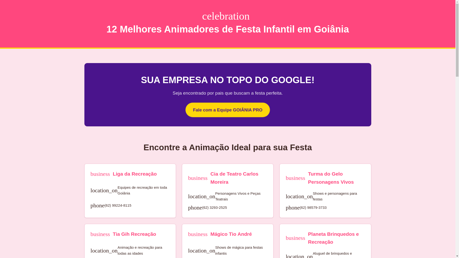 website screenshot of https://animador-de-festa-infantil-em-goiania.pages.dev/