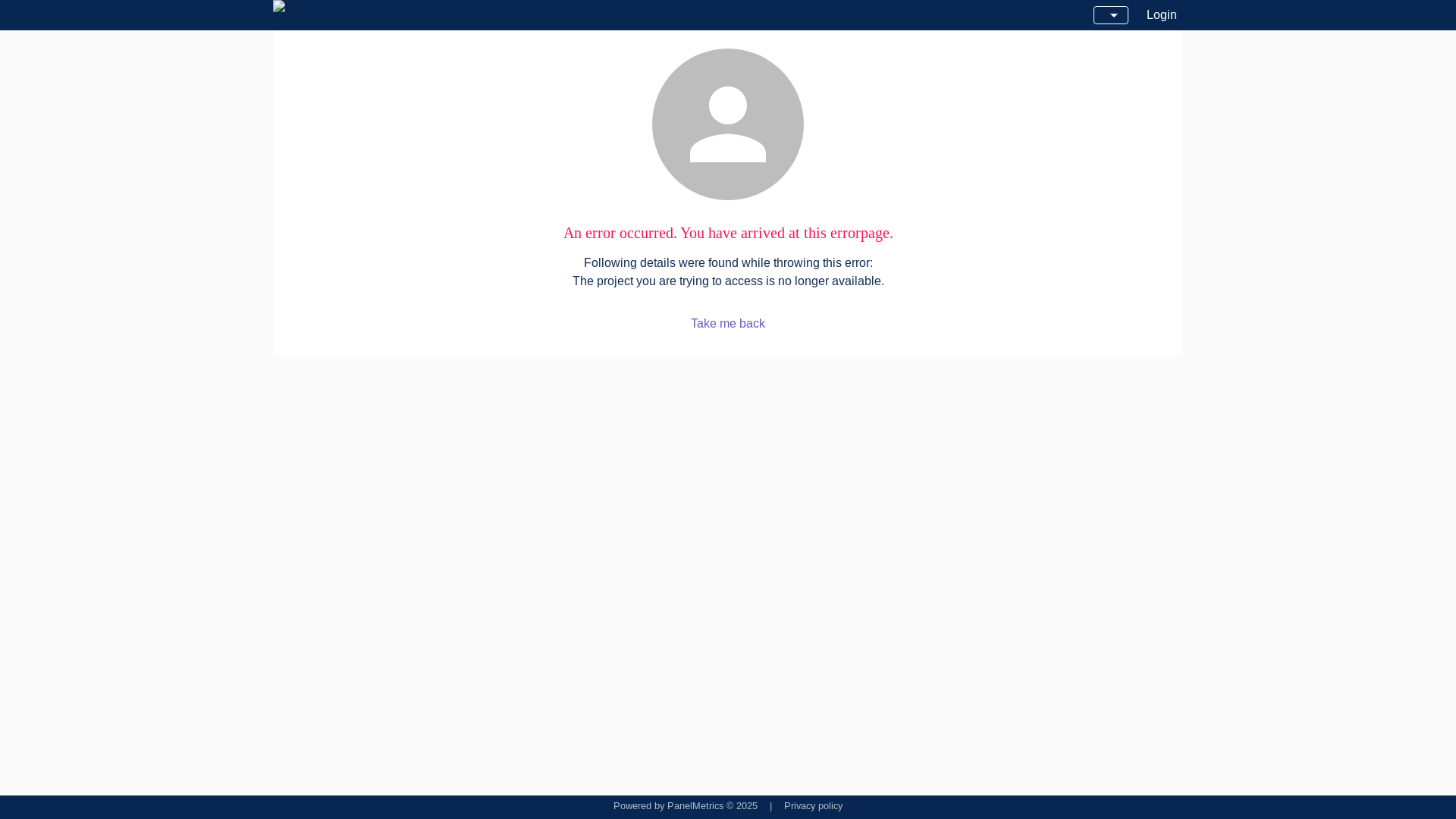 website screenshot of https://pal-panelmetricsfront.pages.dev/