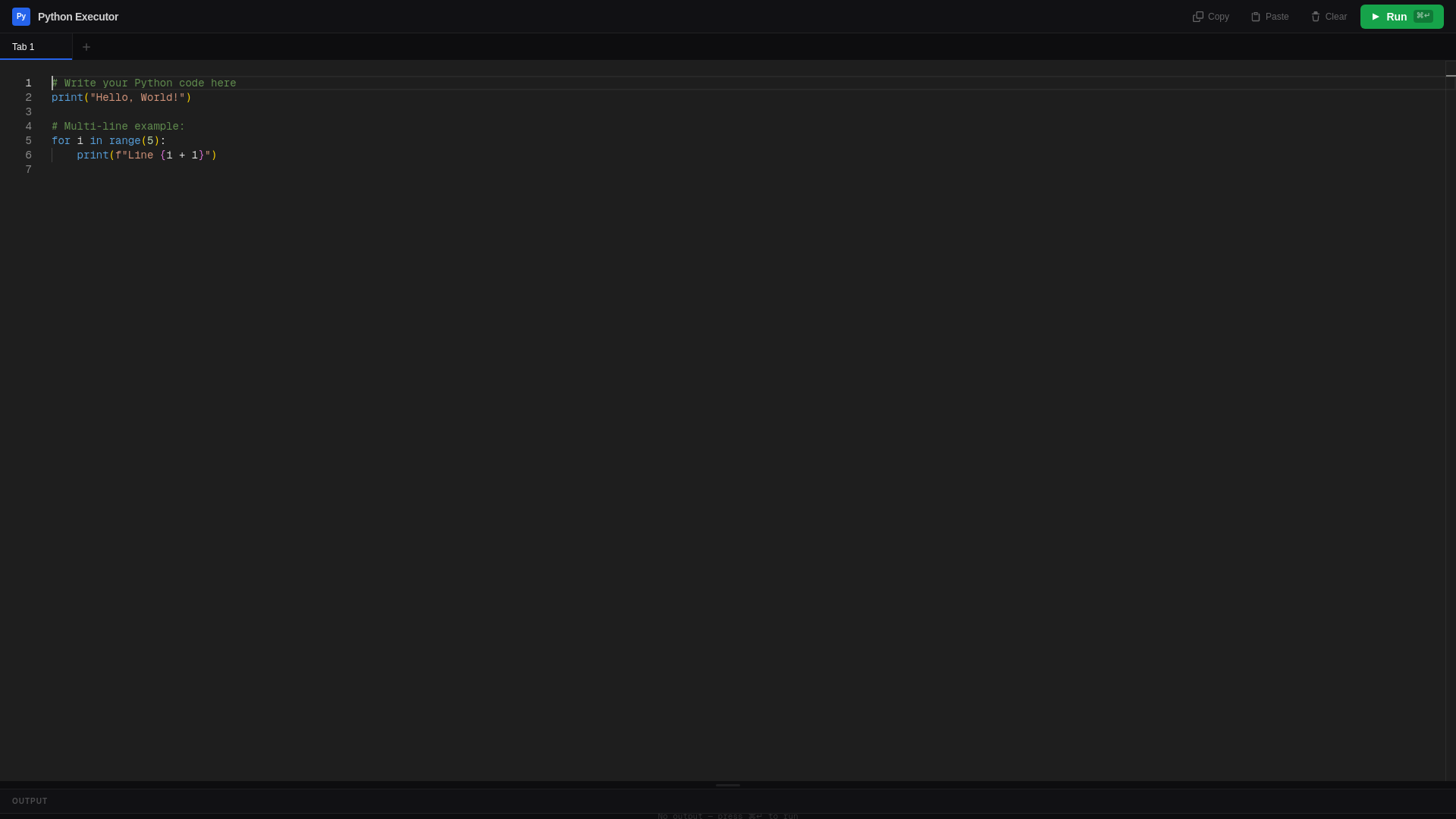 website screenshot of https://py-executor.pages.dev/