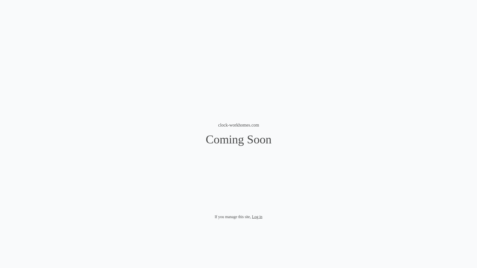 website screenshot of https://clock-workhomes.com/