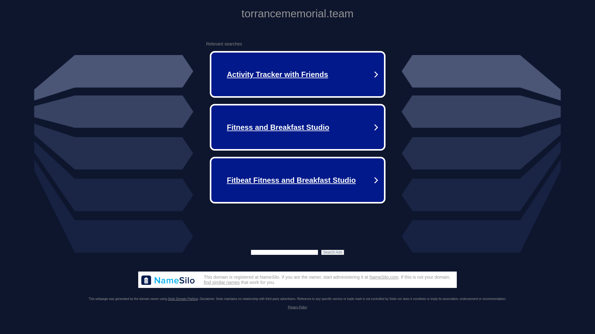 website screenshot of https://torrancememorial.team/