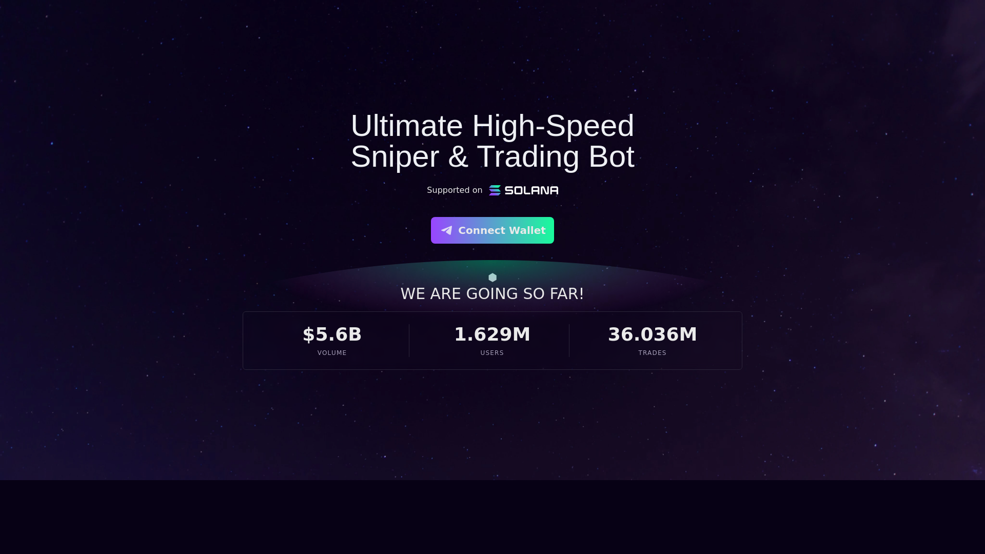 website screenshot of https://soltradingbots.pages.dev/
