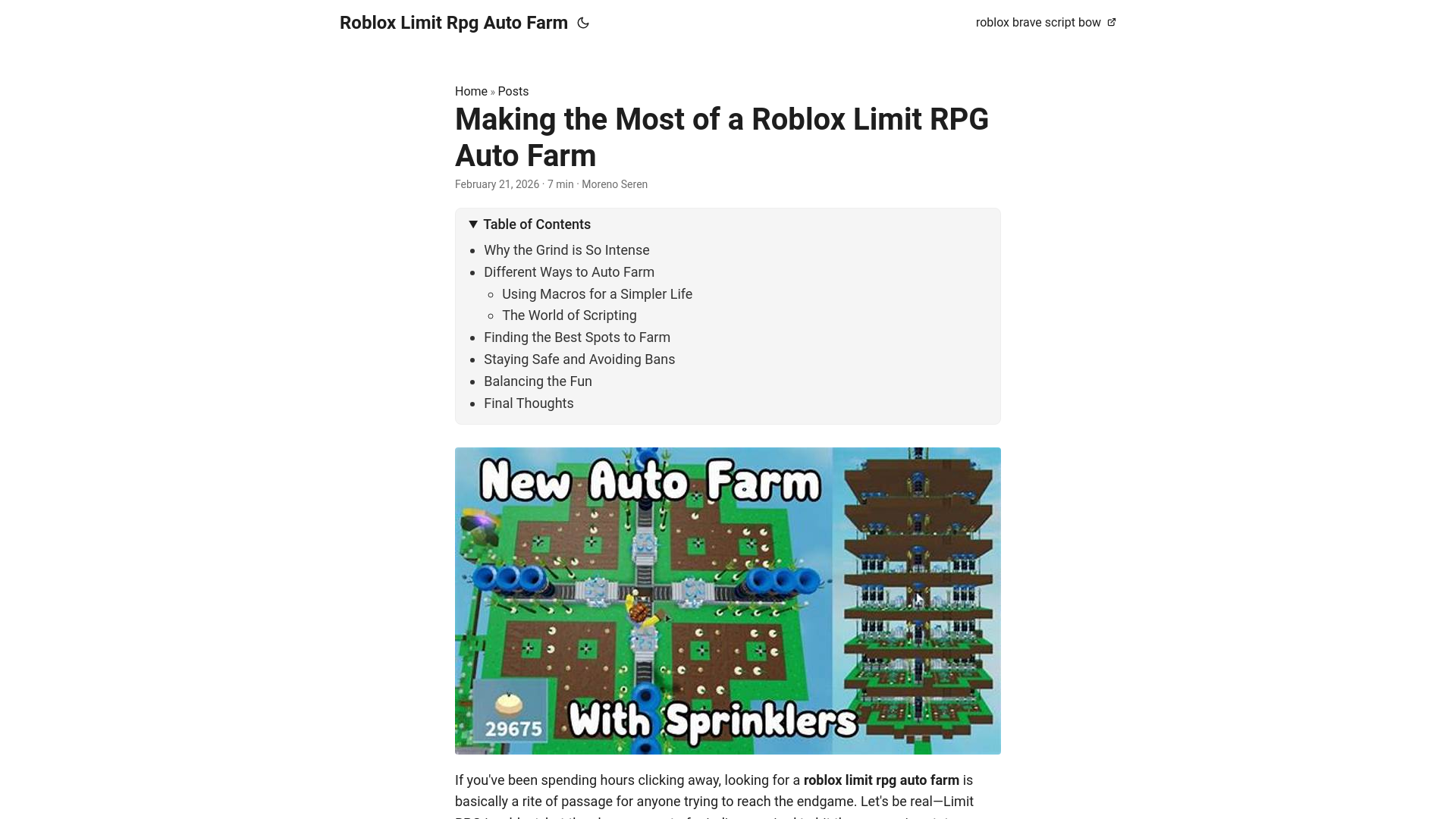 website screenshot of https://roblox-limit-rpg-auto-farm.pages.dev/