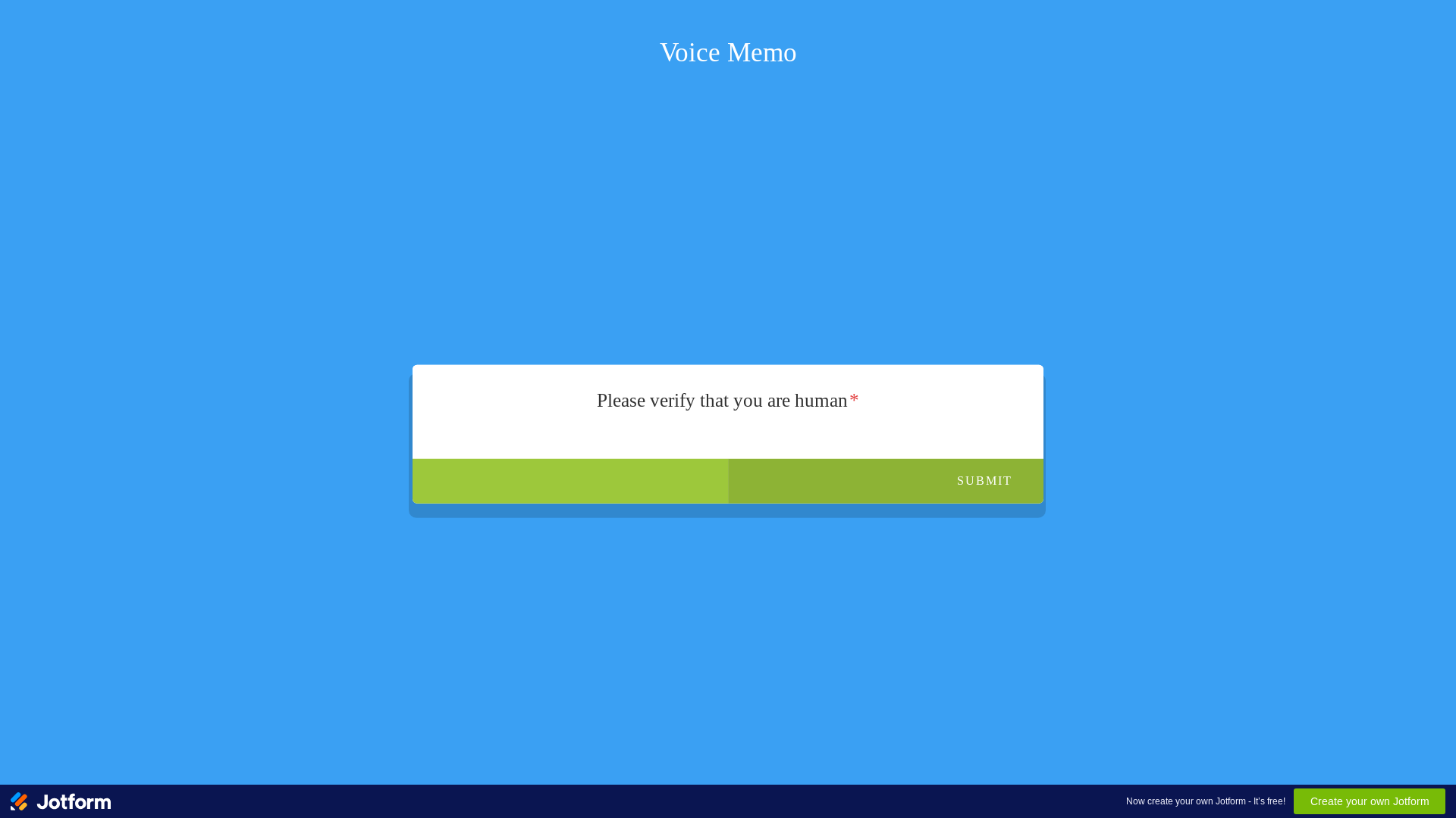 website screenshot of https://form.jotform.com/251968764819073