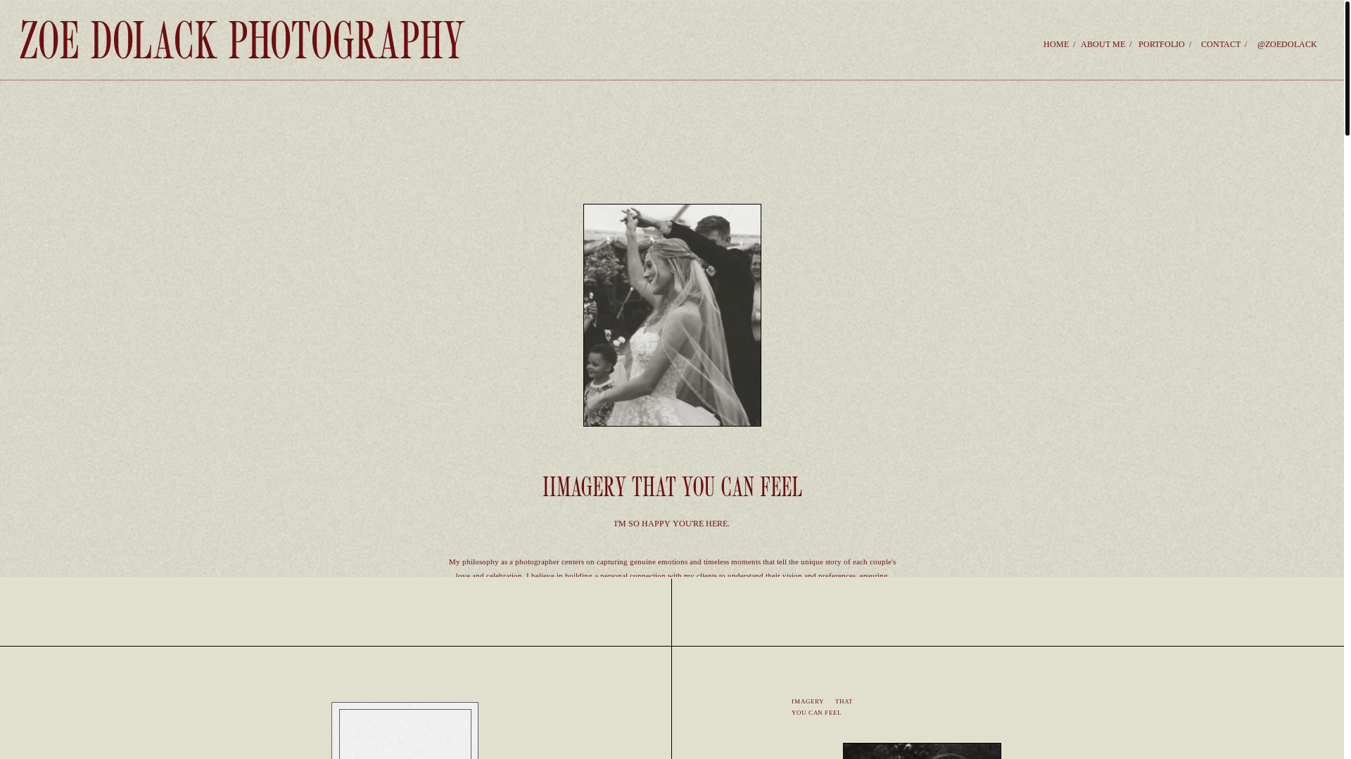 website screenshot of https://volarephotoandfilm.com/