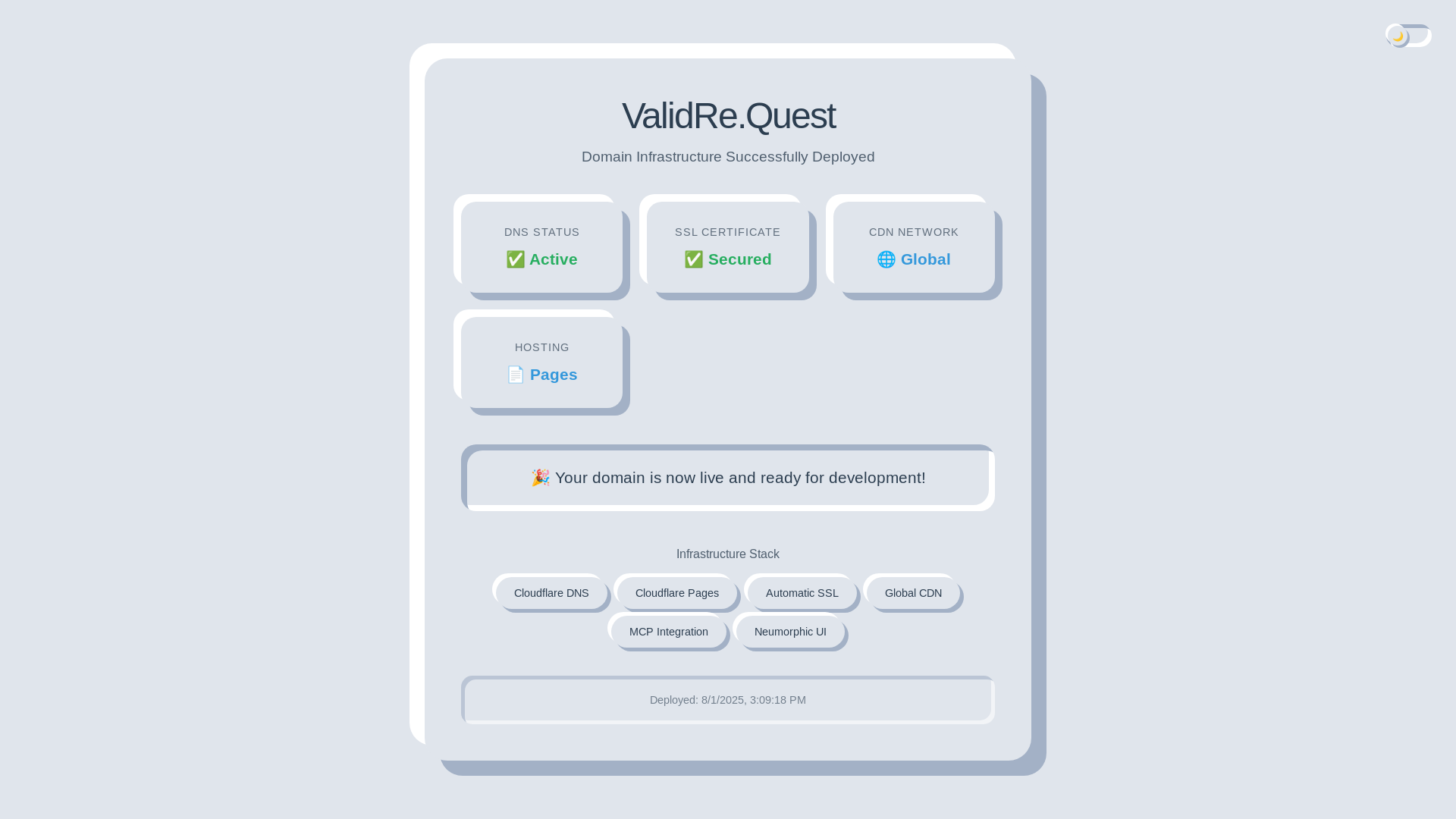 website screenshot of https://validrequest.pages.dev/