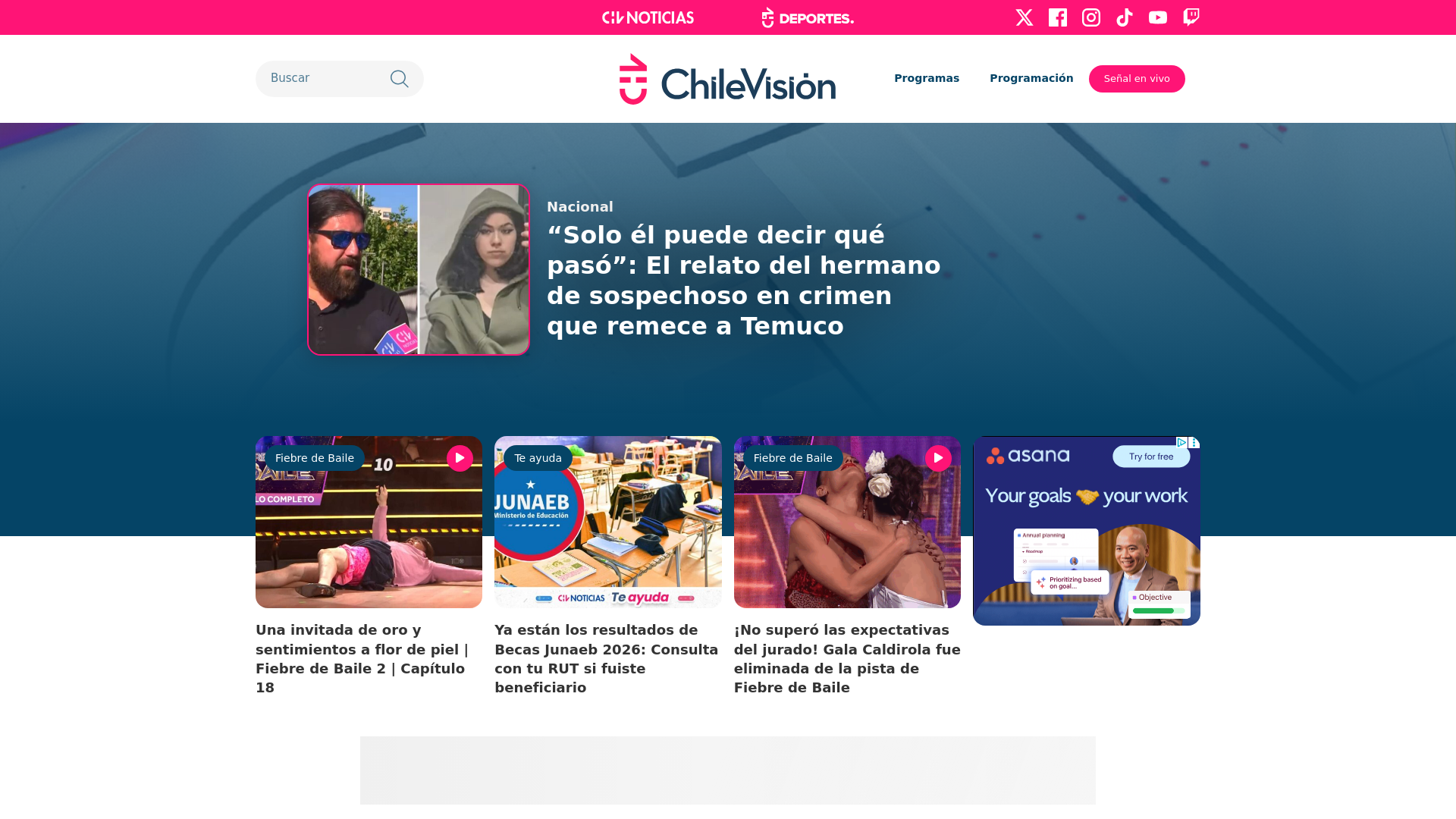 website screenshot of https://guerradesexos.cl