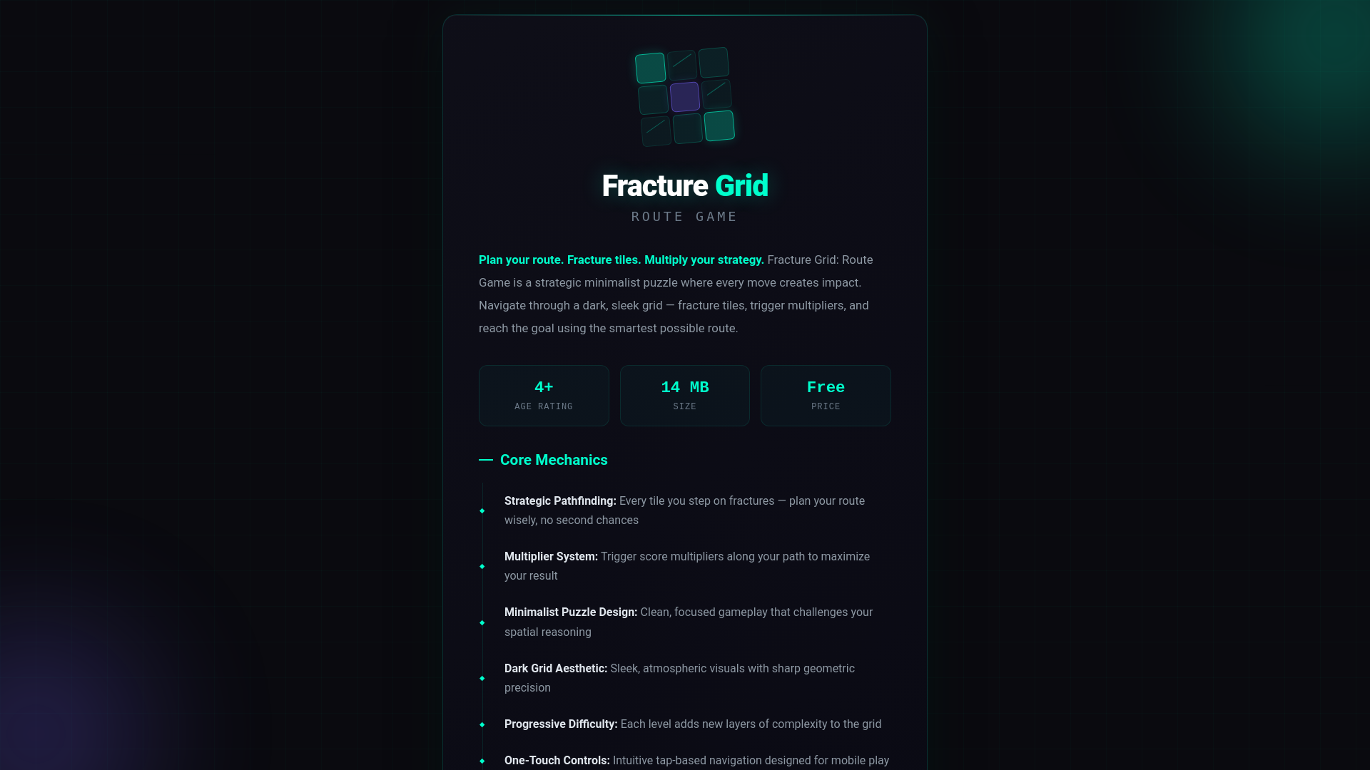 website screenshot of https://fracturegrid.pages.dev/