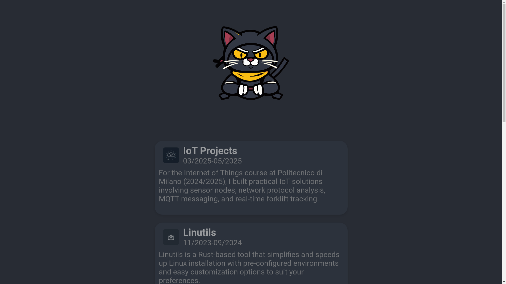 website screenshot of https://matteo-luraghi-web.pages.dev/