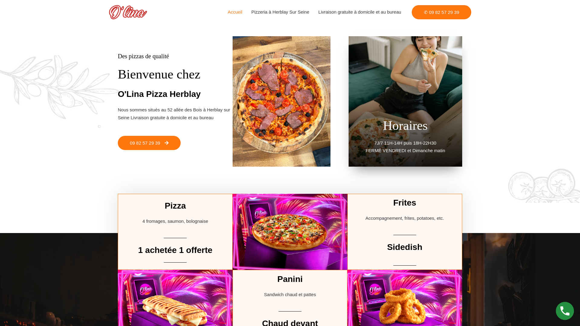 website screenshot of https://tuttislicepizza.fr/
