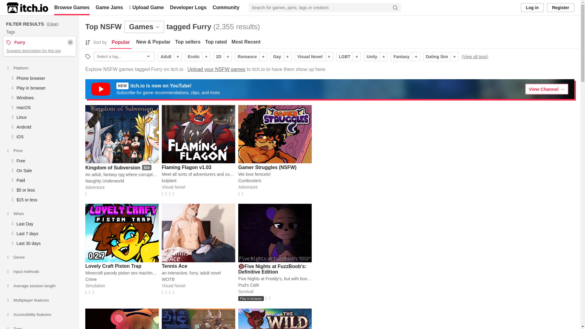 website screenshot of https://itch.io/games/nsfw/tag-furry