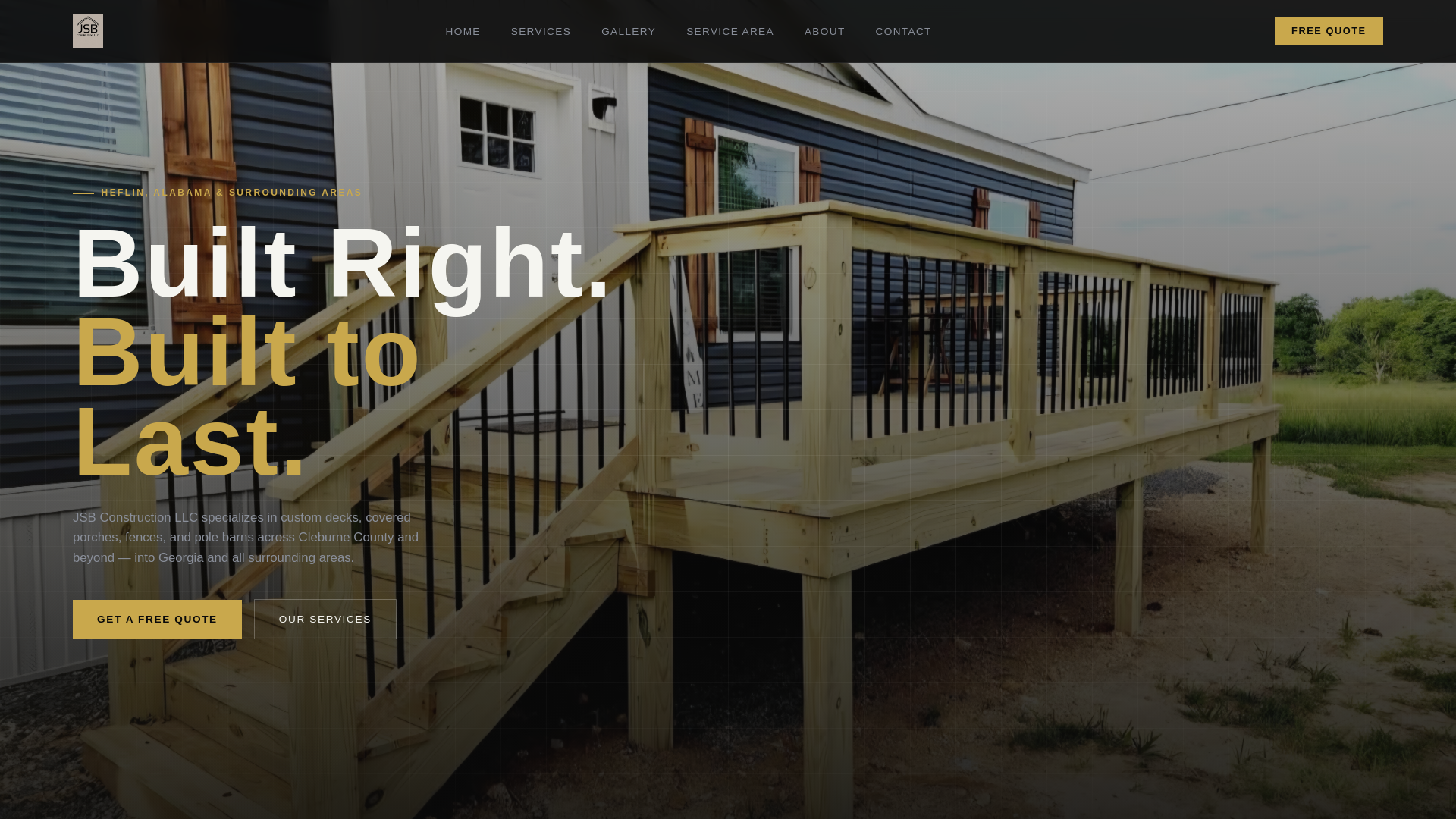 website screenshot of https://jsbconstructionheflinal.com/