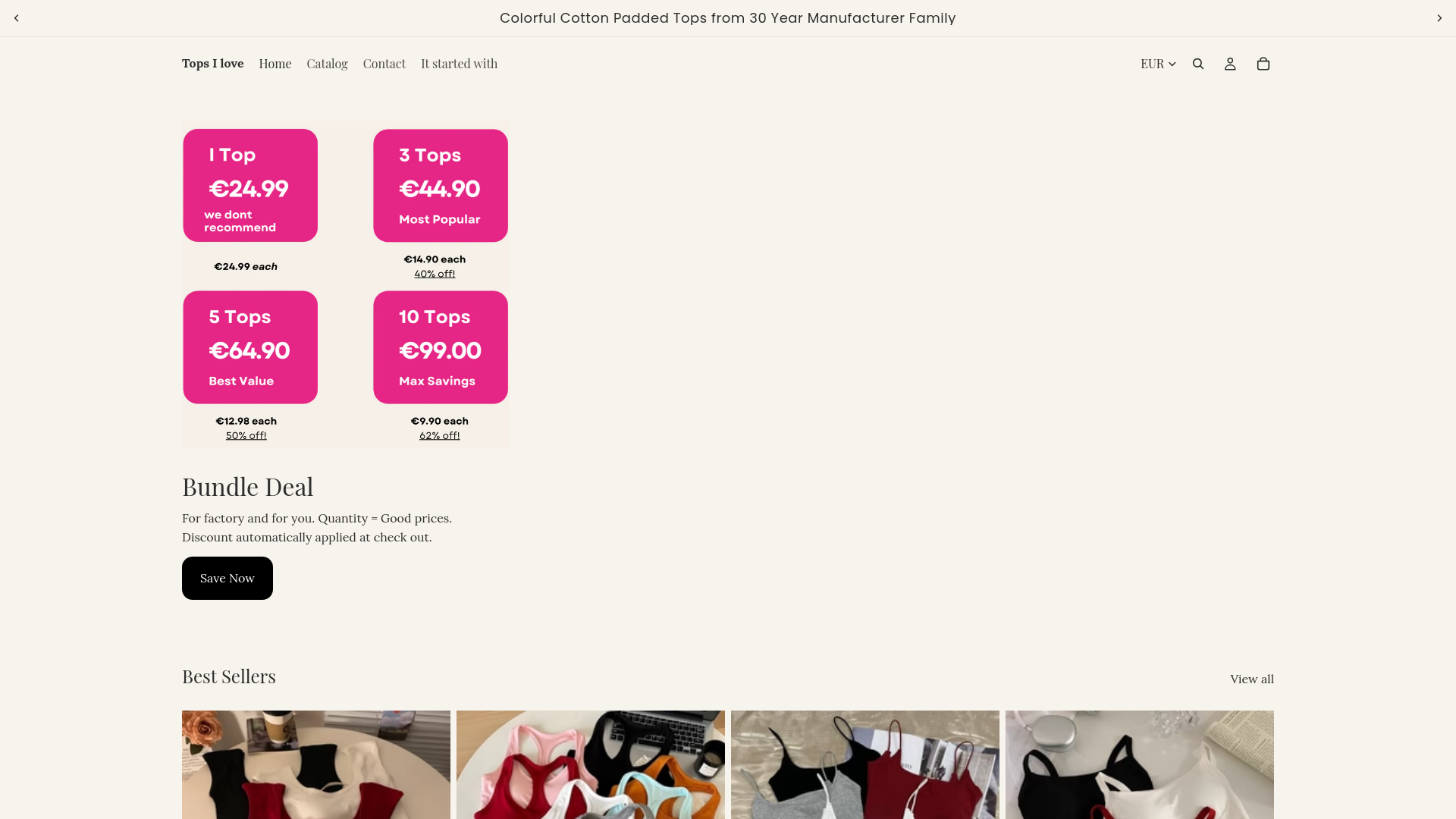 website screenshot of https://topsilove.com/