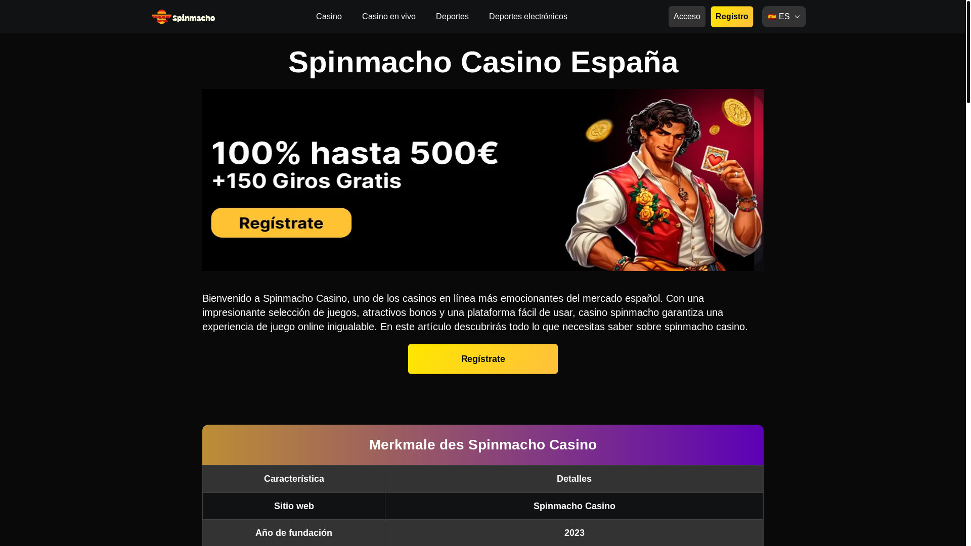 website screenshot of https://spinmachocasino-es-11119-3re.pages.dev/