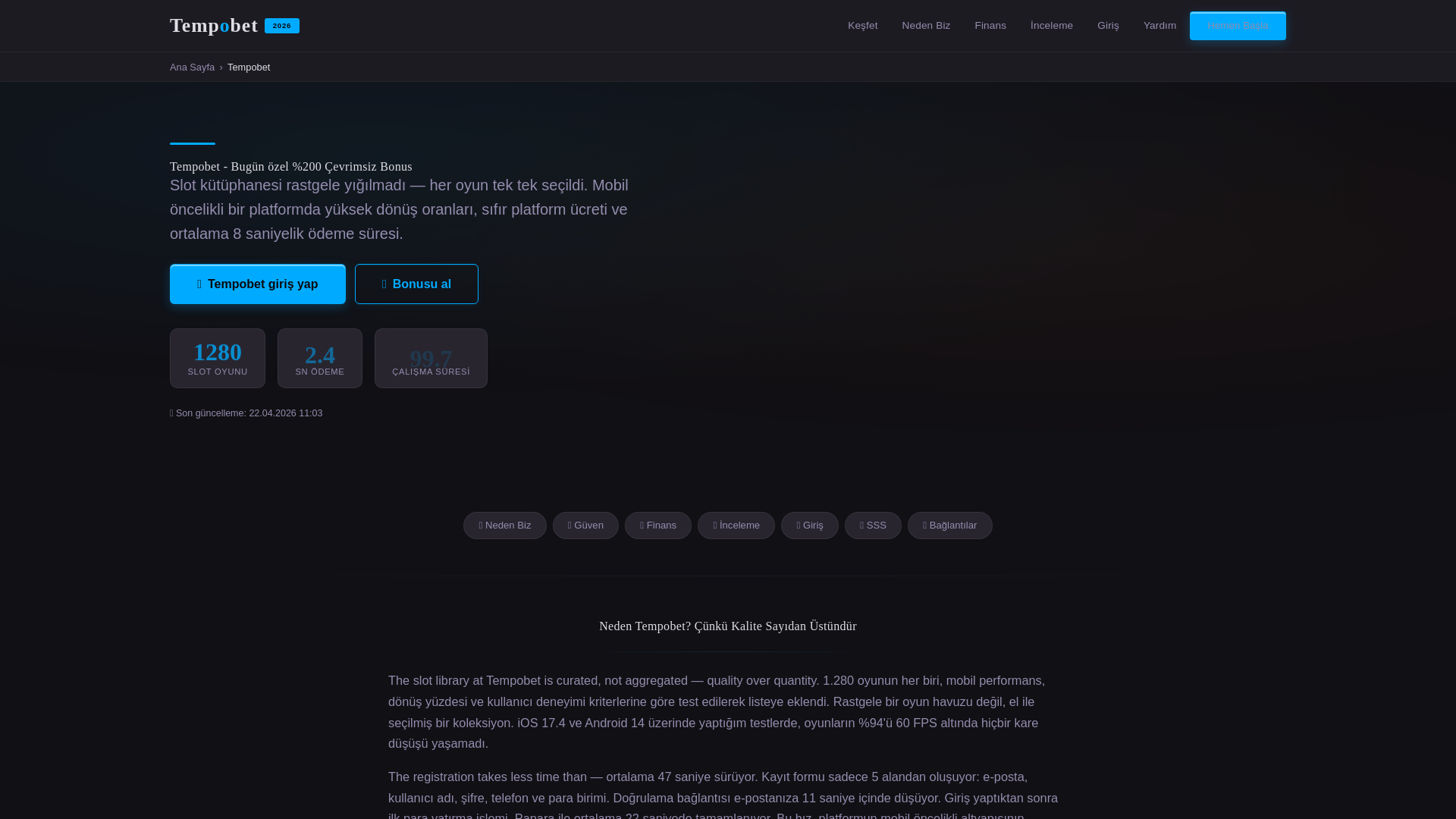 website screenshot of https://tempobetx5.pages.dev/