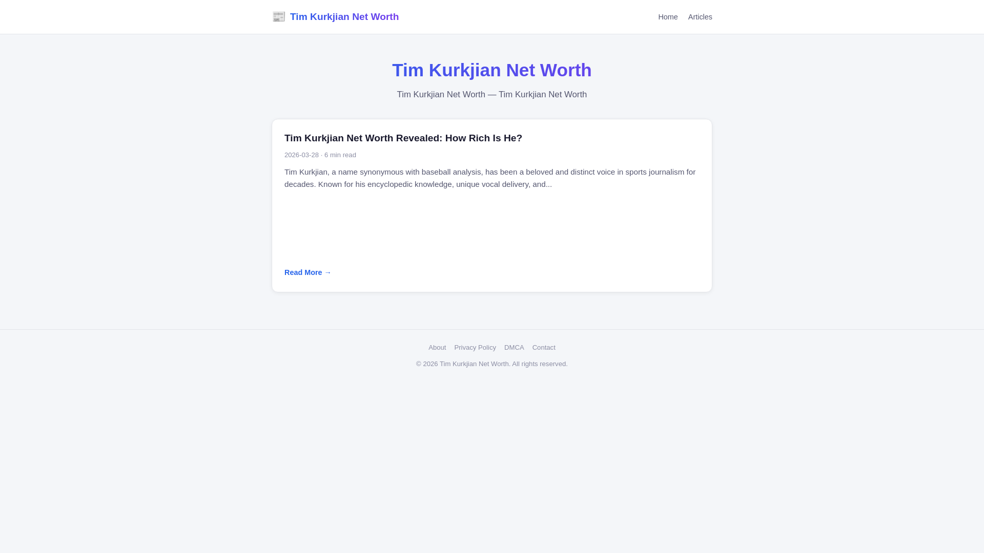 website screenshot of https://tim-kurkjian-net-worth.pages.dev/