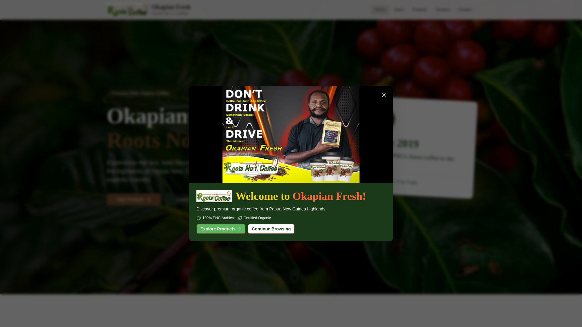 website screenshot of https://rootsn1.com