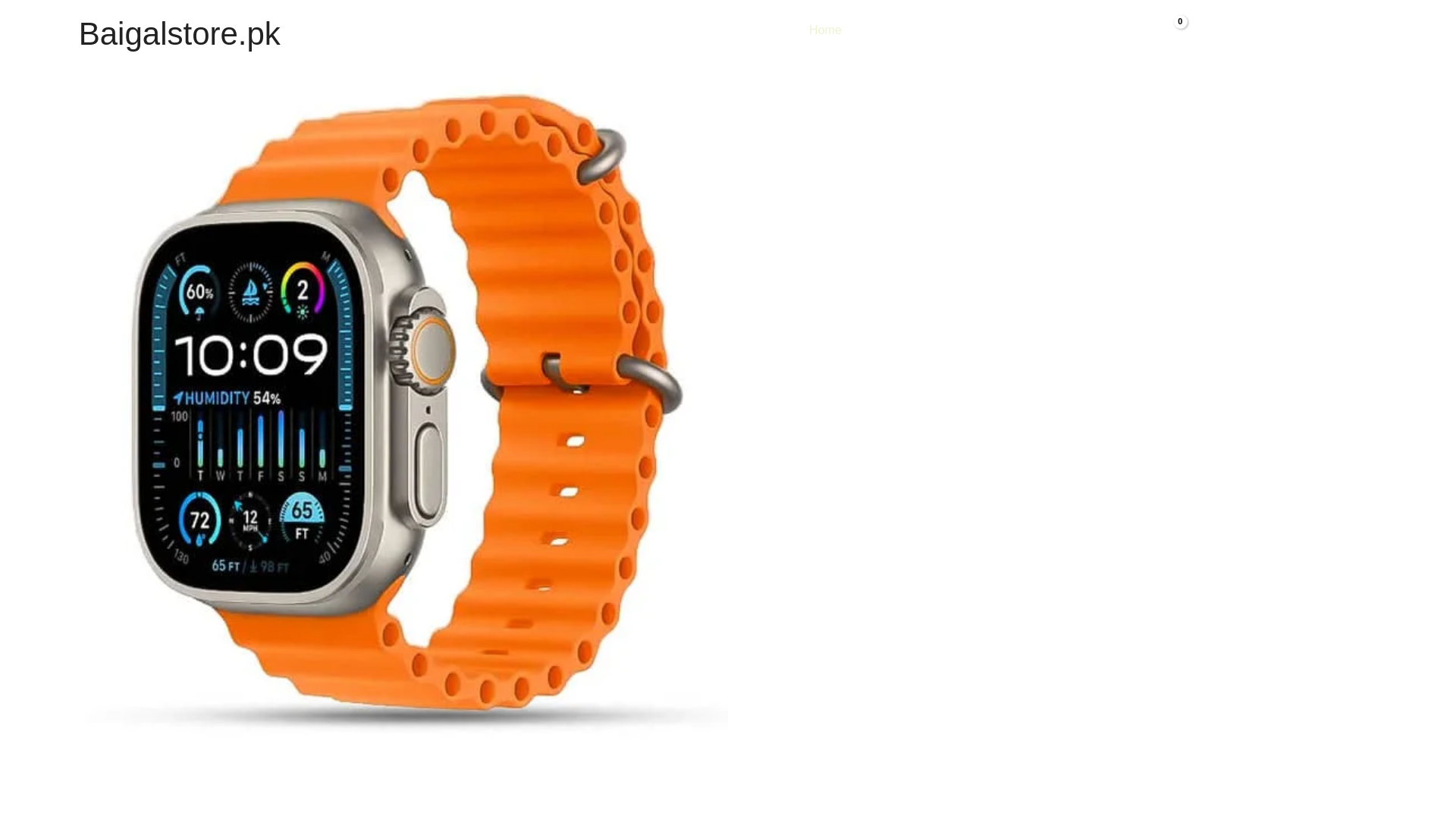 website screenshot of https://baigalstore.pk/