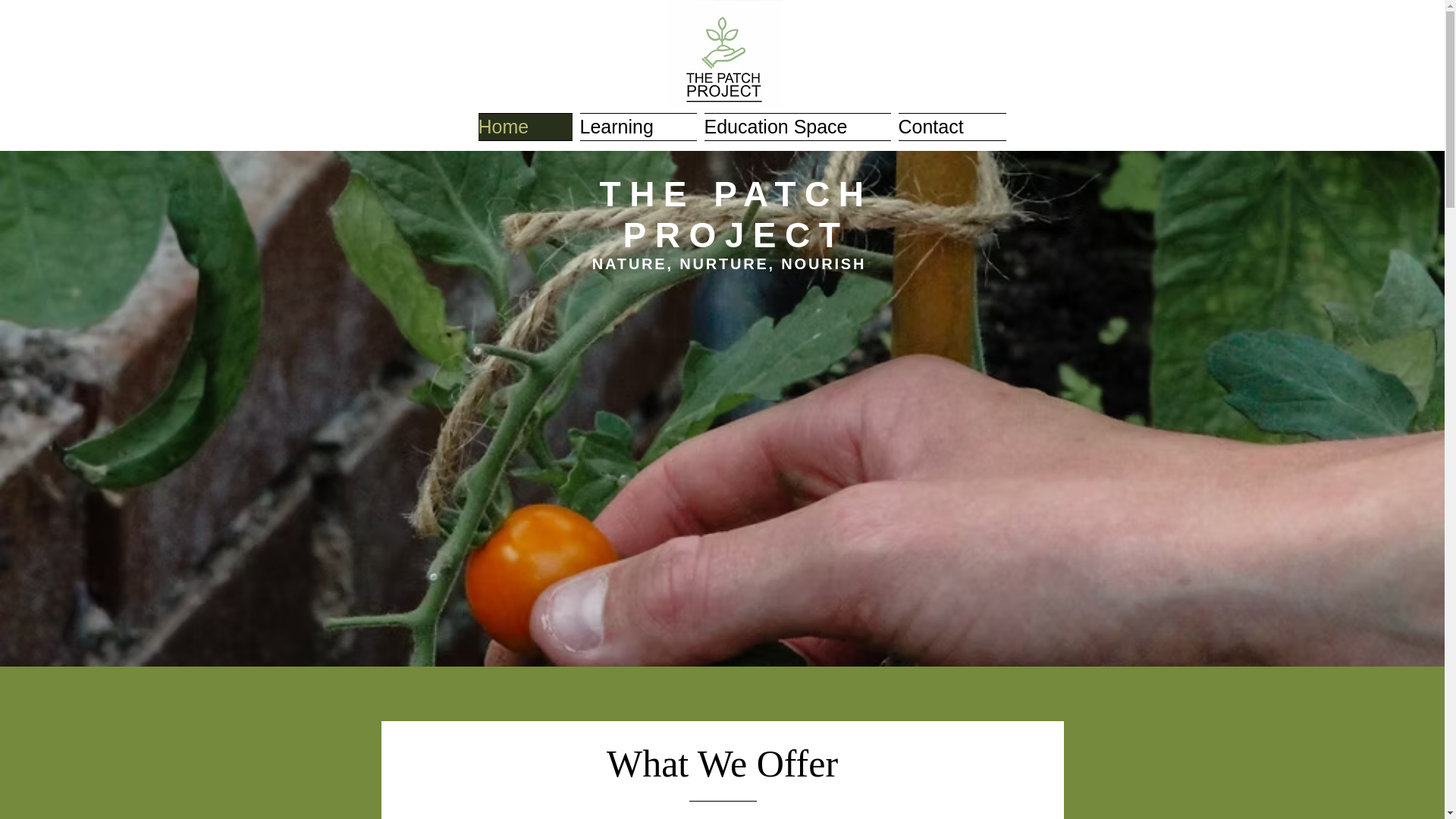 website screenshot of https://thepatchprojectdevon.co.uk/