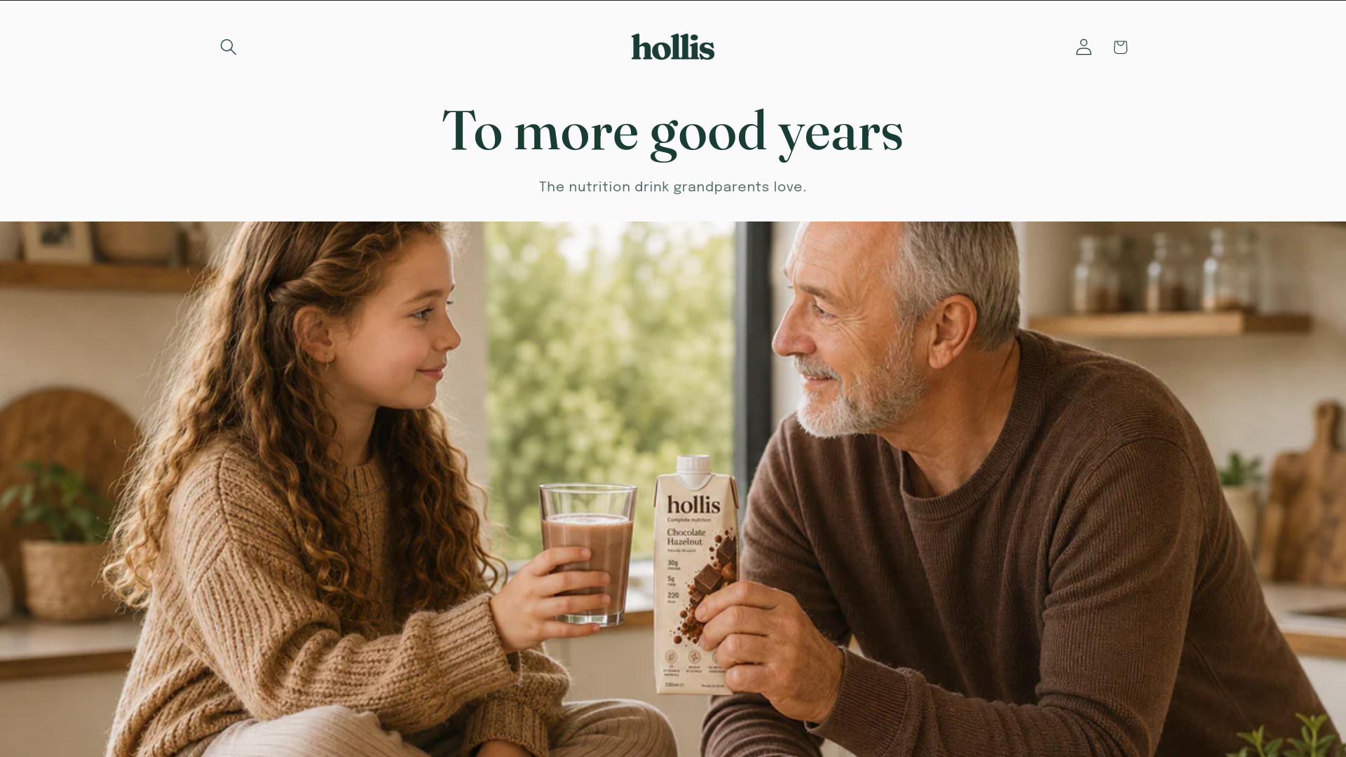 website screenshot of https://hollishealth.co.uk/