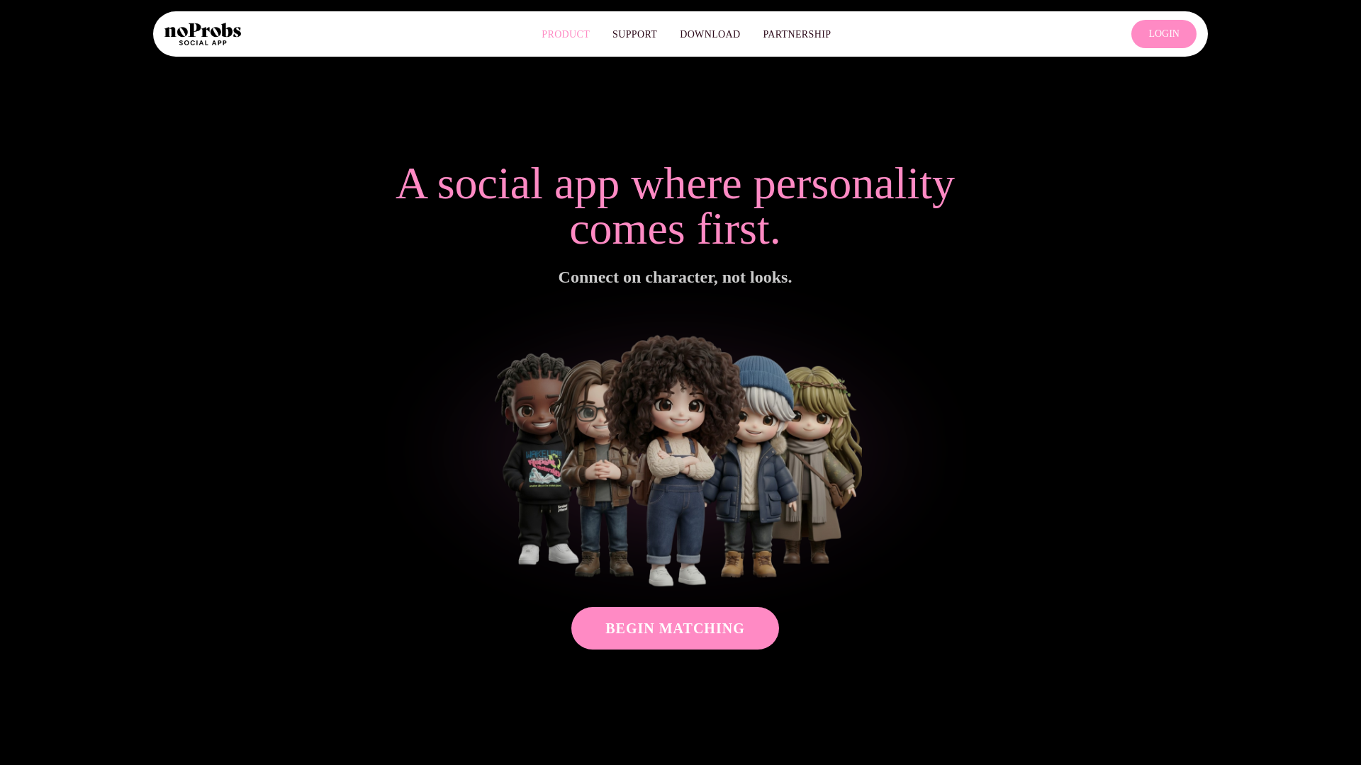 website screenshot of https://noprobs-new-landing.pages.dev/