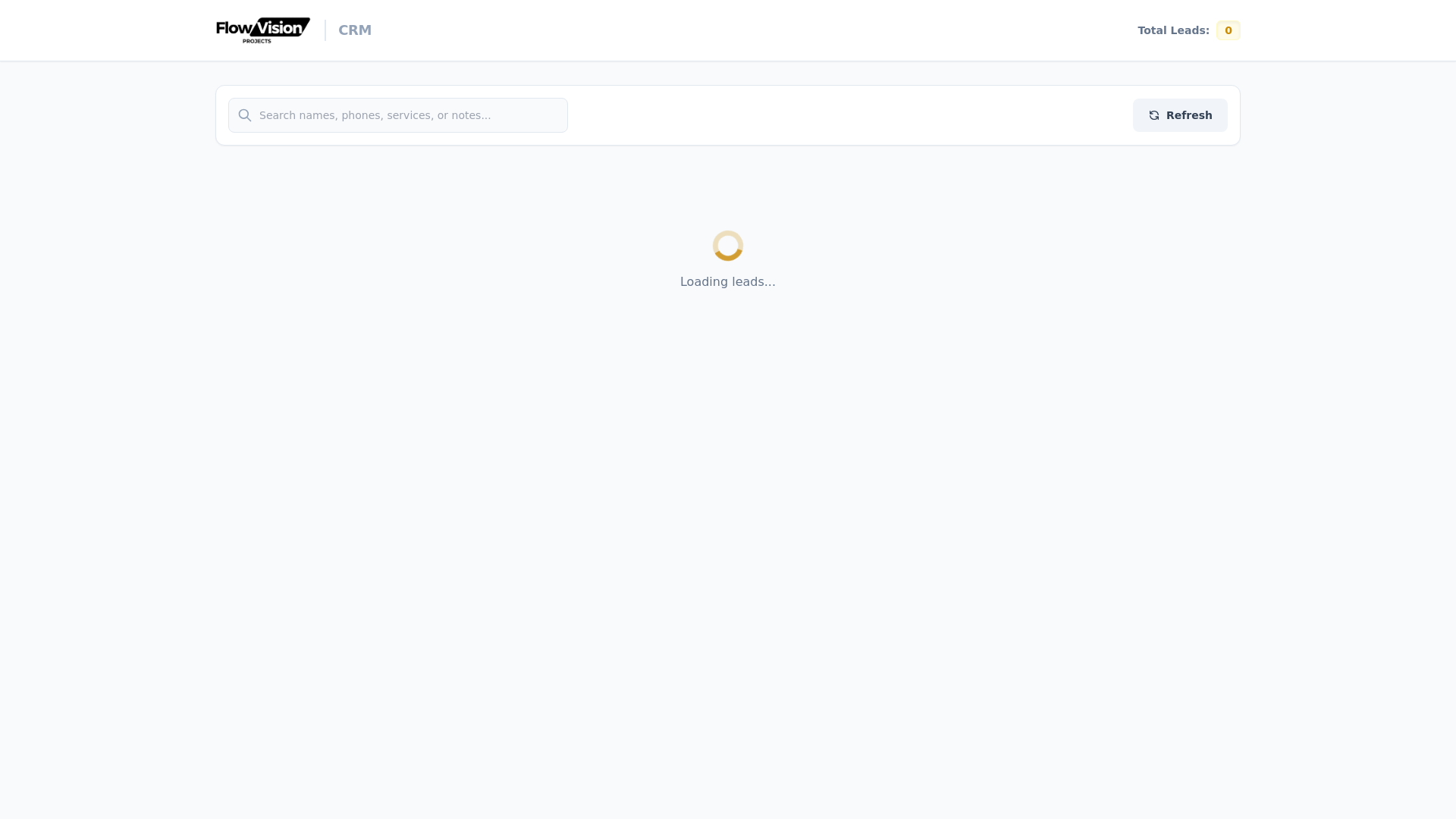 website screenshot of https://flowvision-contacts.pages.dev/