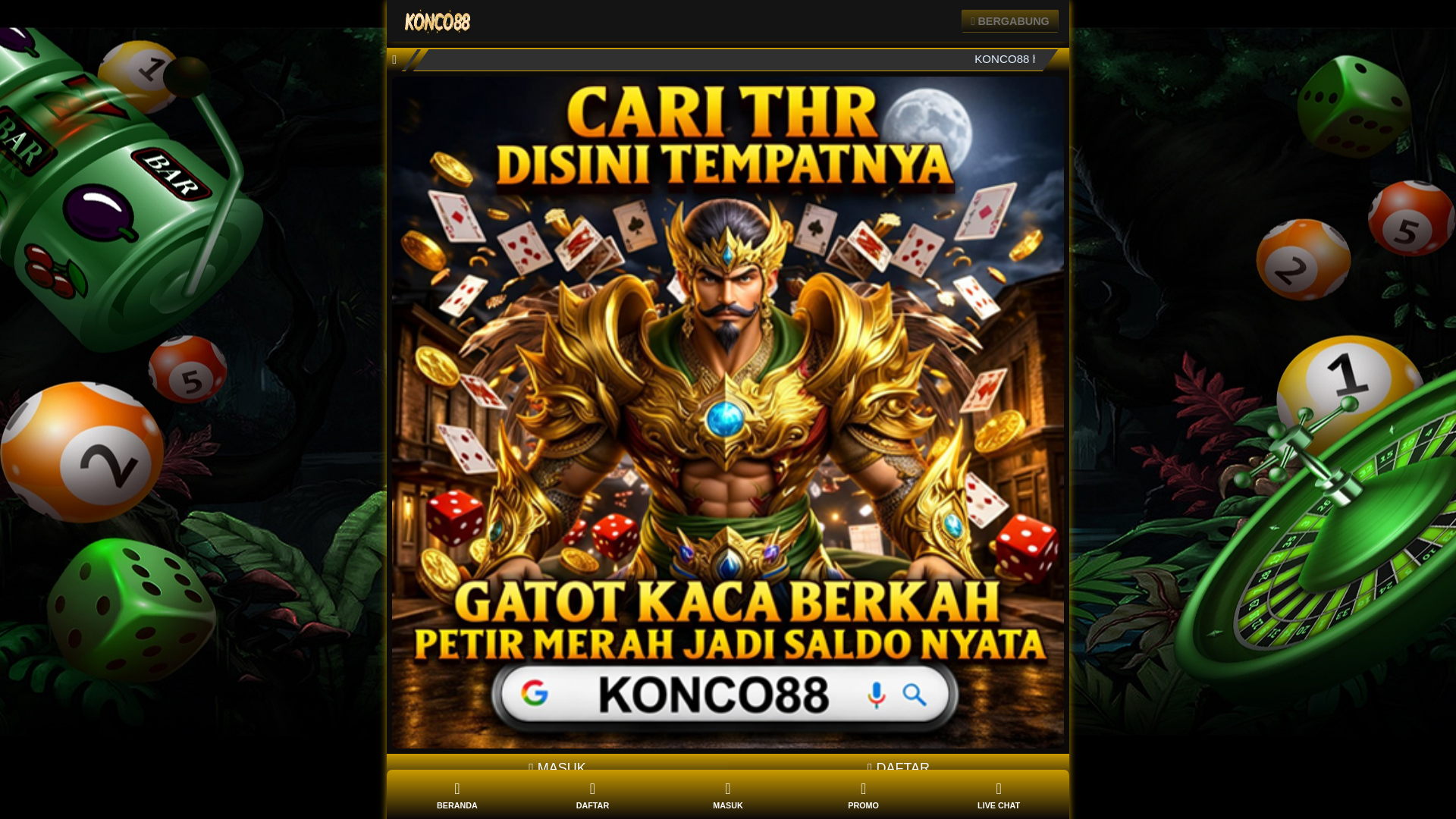 website screenshot of https://konco88-slot7777.pages.dev/