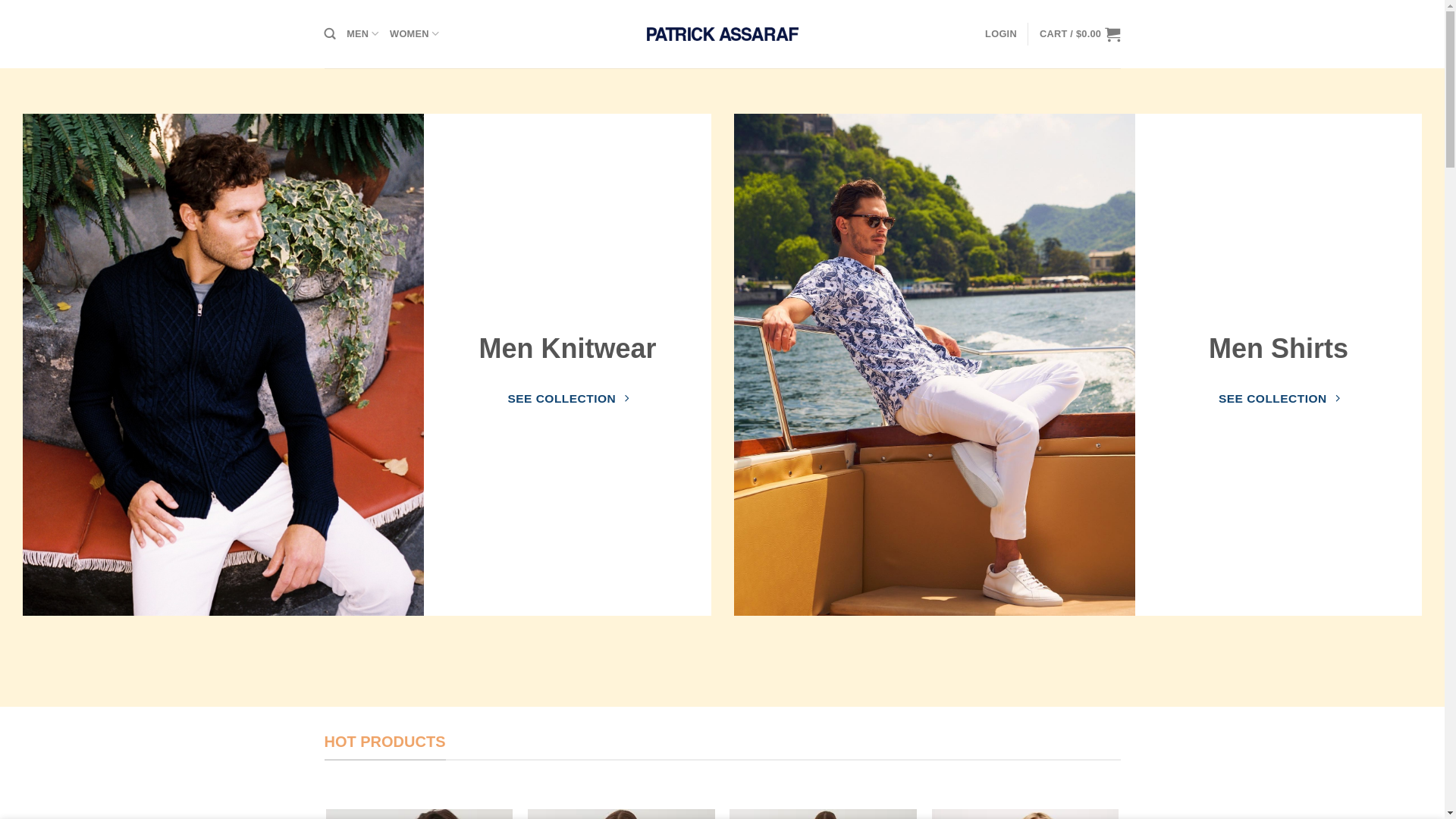 website screenshot of https://patrickasaraf.com/