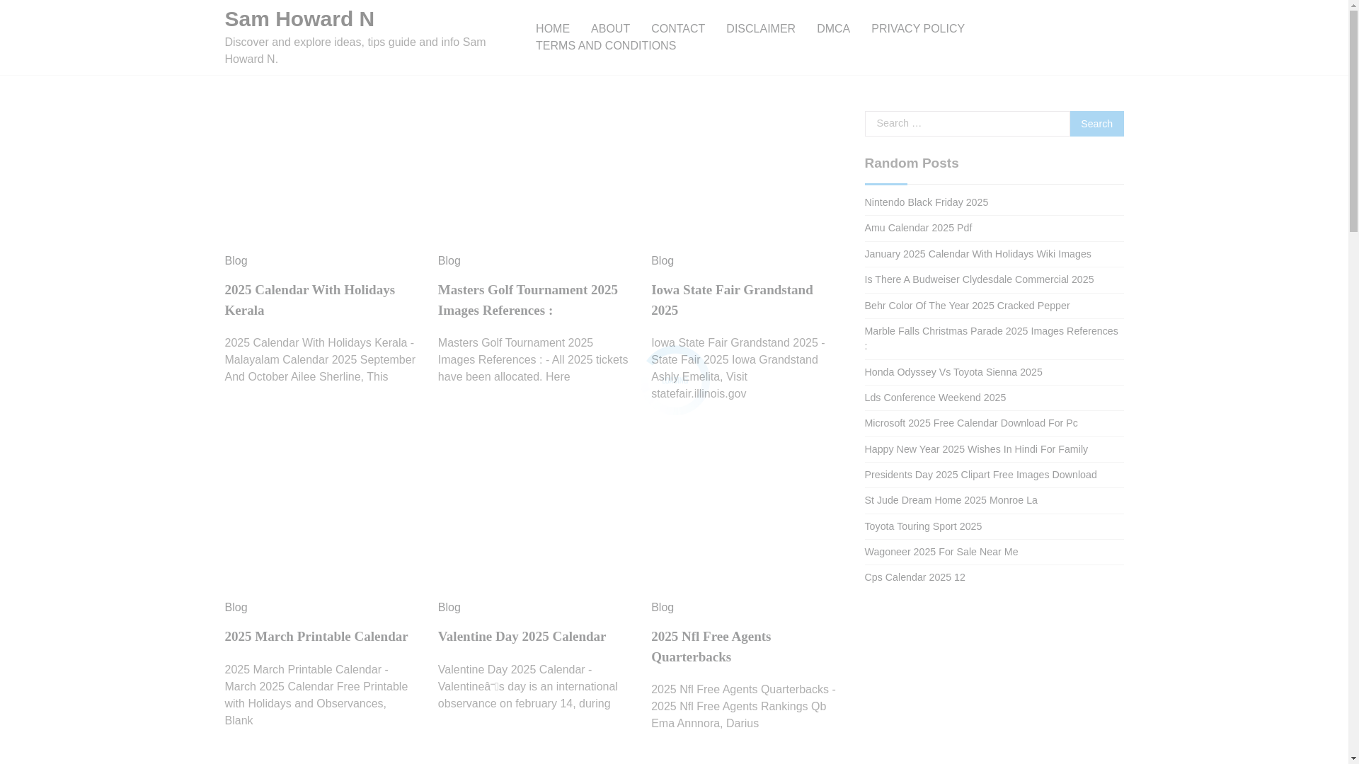 website screenshot of https://samhowardn.pages.dev/