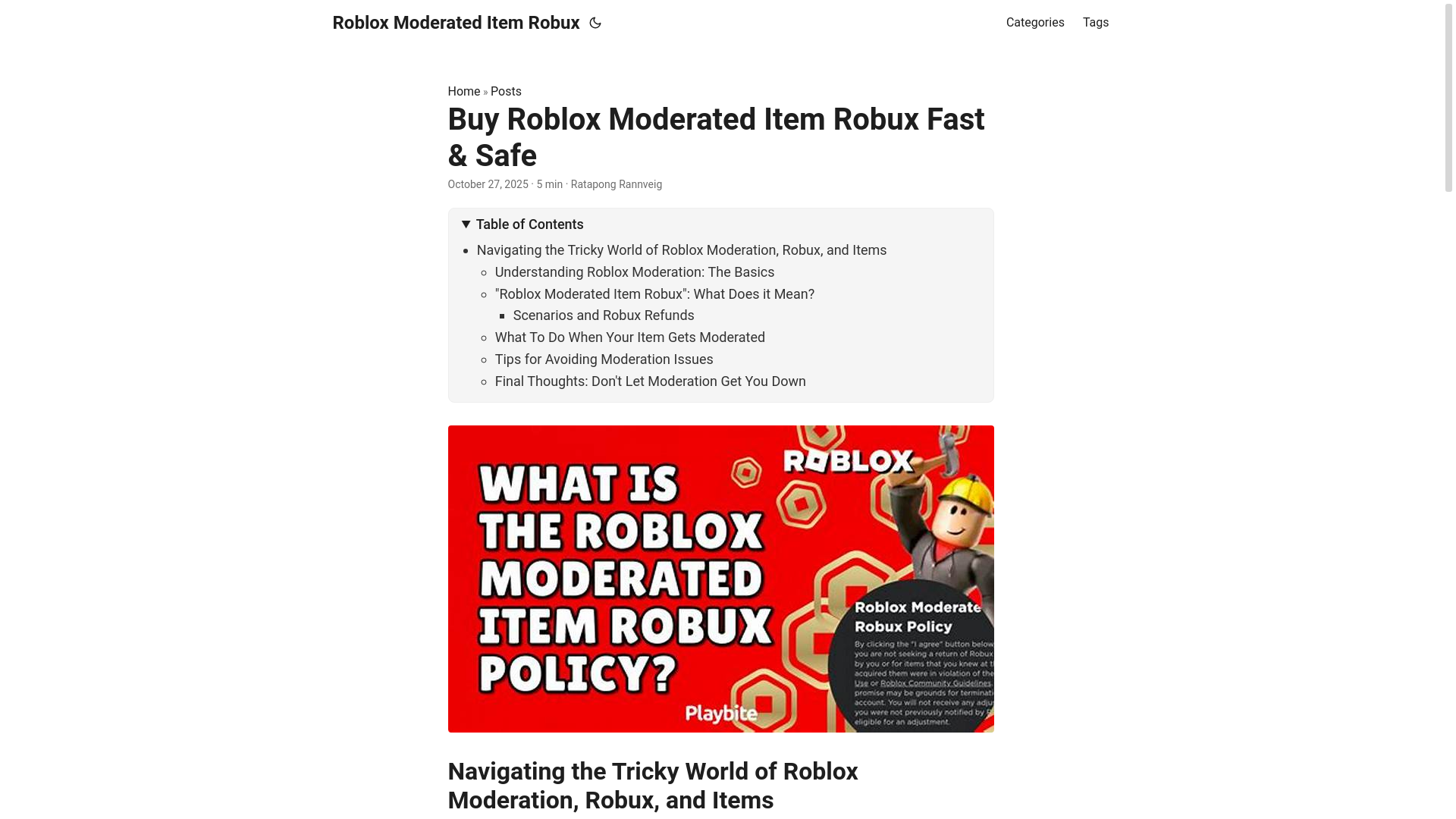 website screenshot of https://roblox-moderated-item-robux.pages.dev/