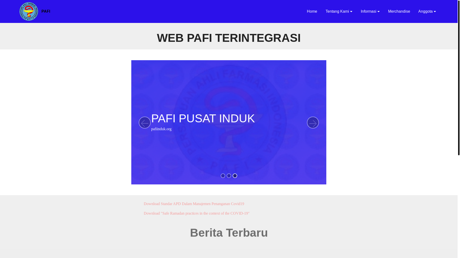 website screenshot of https://pafi-badar-org.pages.dev/