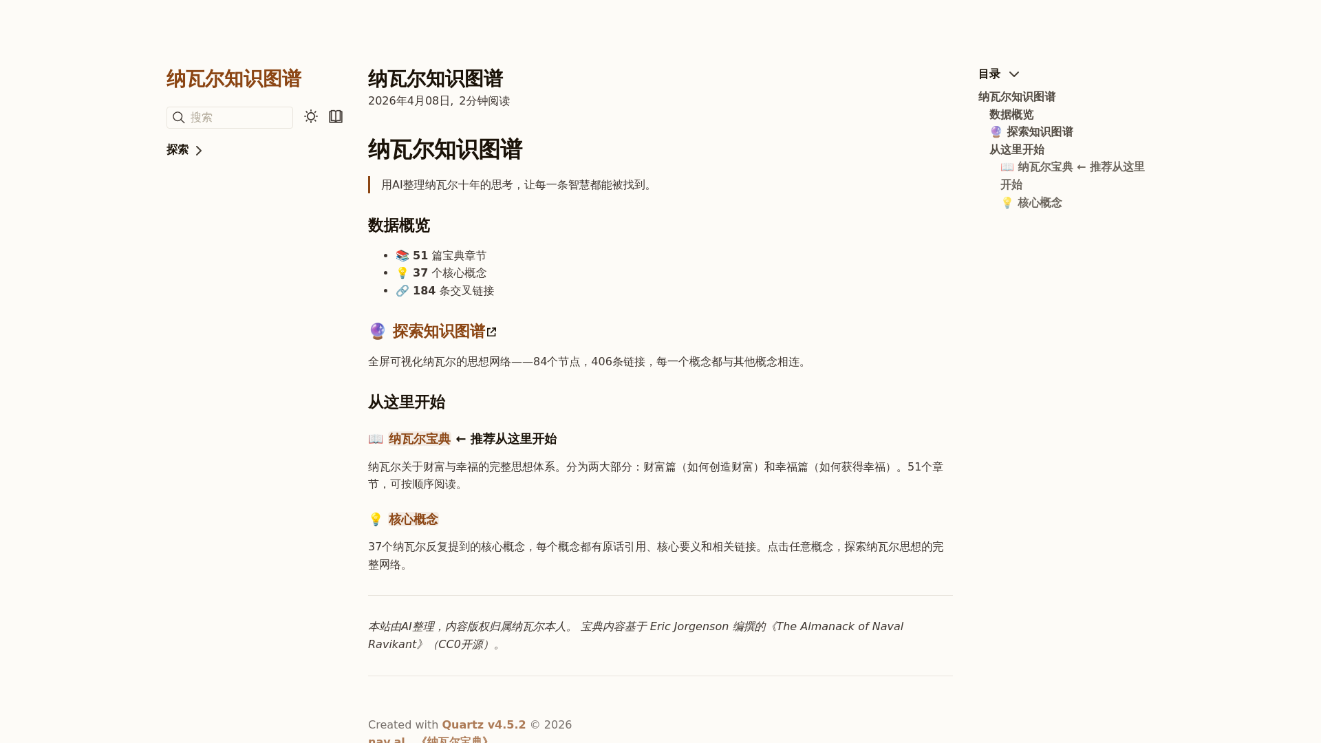 website screenshot of https://naval-knowledge.pages.dev/