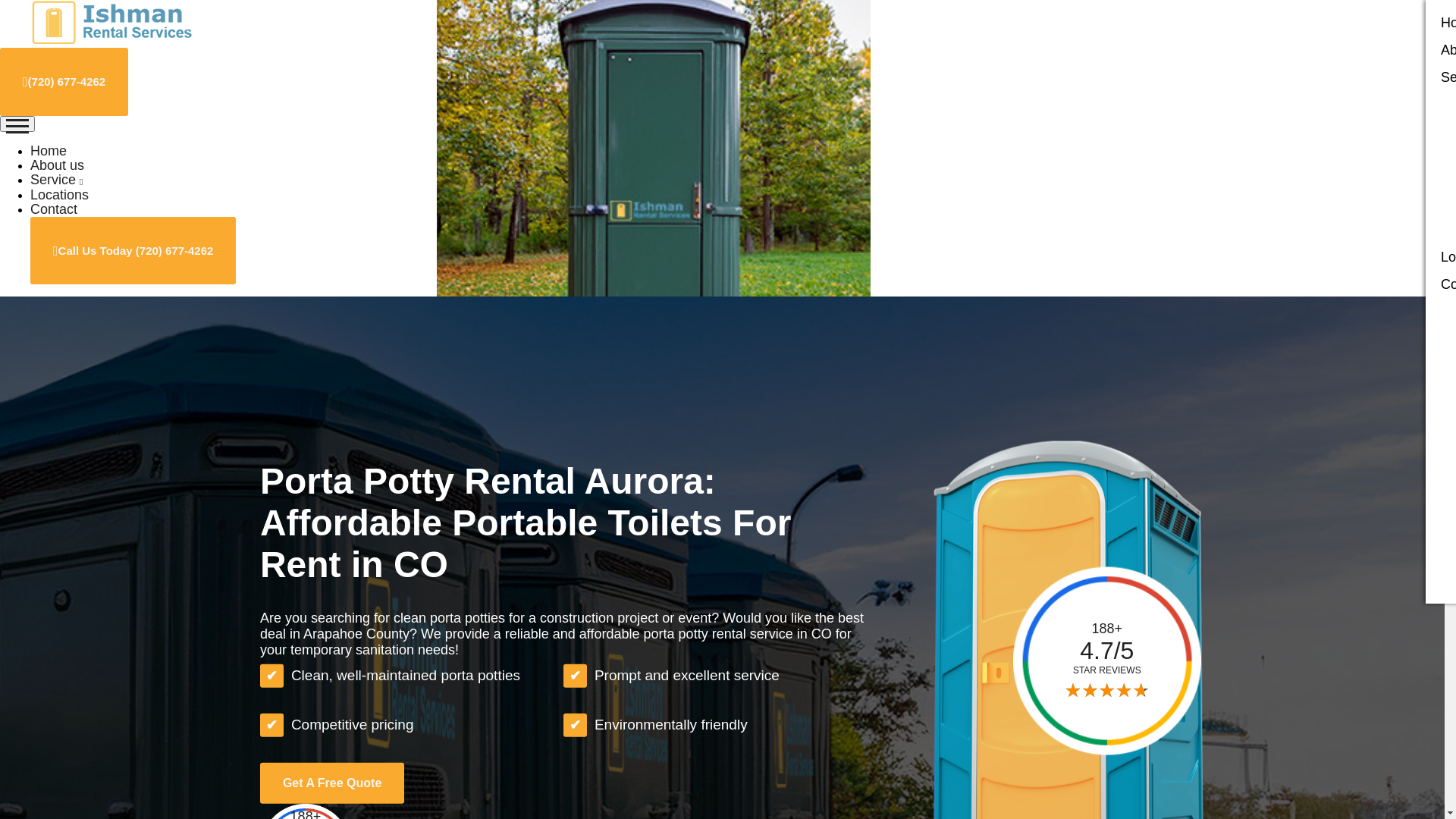 website screenshot of https://ishmanrentalservices.com/