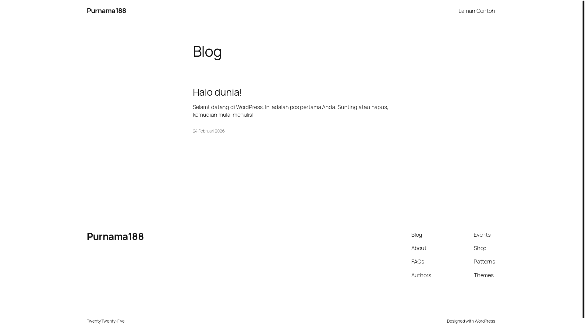 website screenshot of https://purnama188.org/