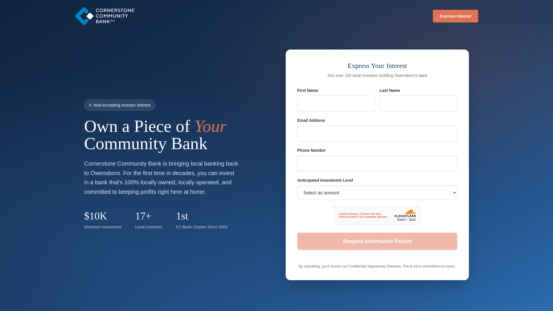 website screenshot of https://cornerstone-community-bank--tbb7x.kinsta.app