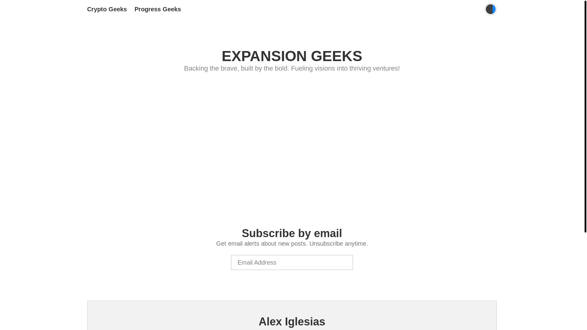 website screenshot of https://expansiongeeks.com/
