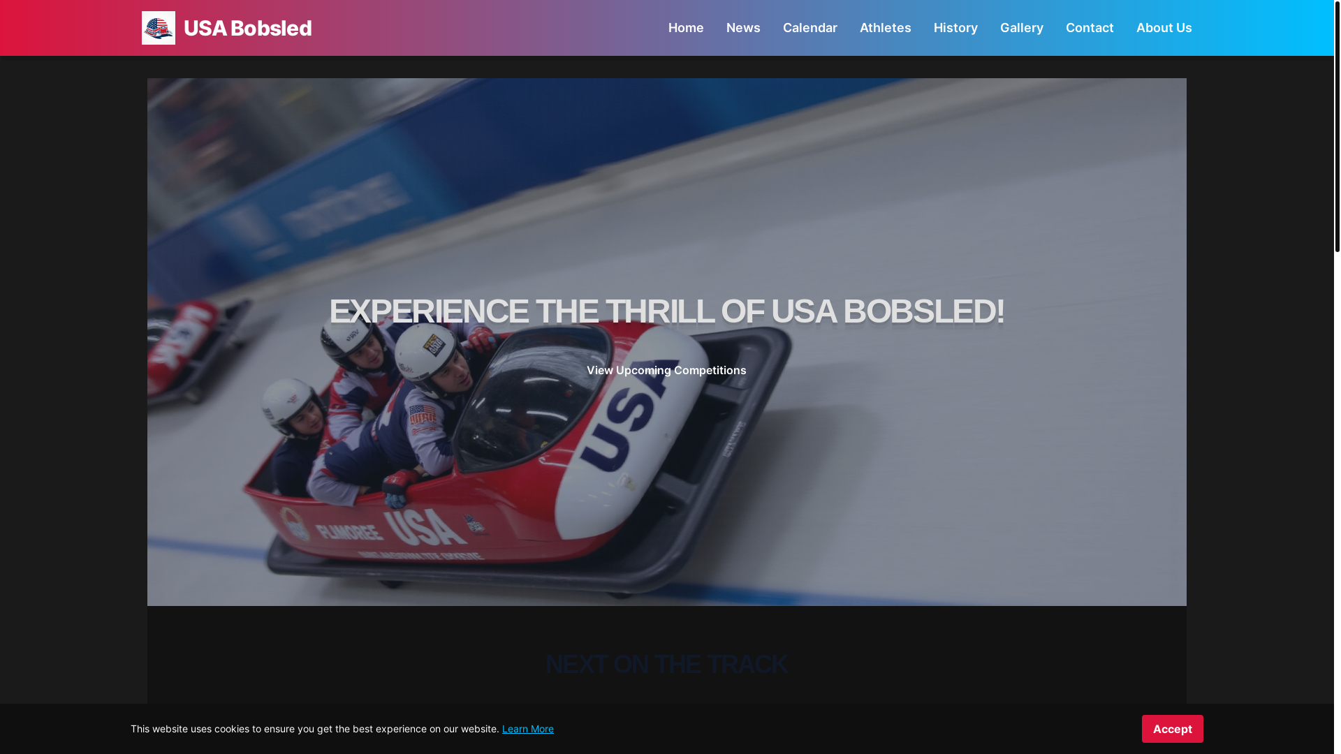 website screenshot of https://bobsledcore.com/