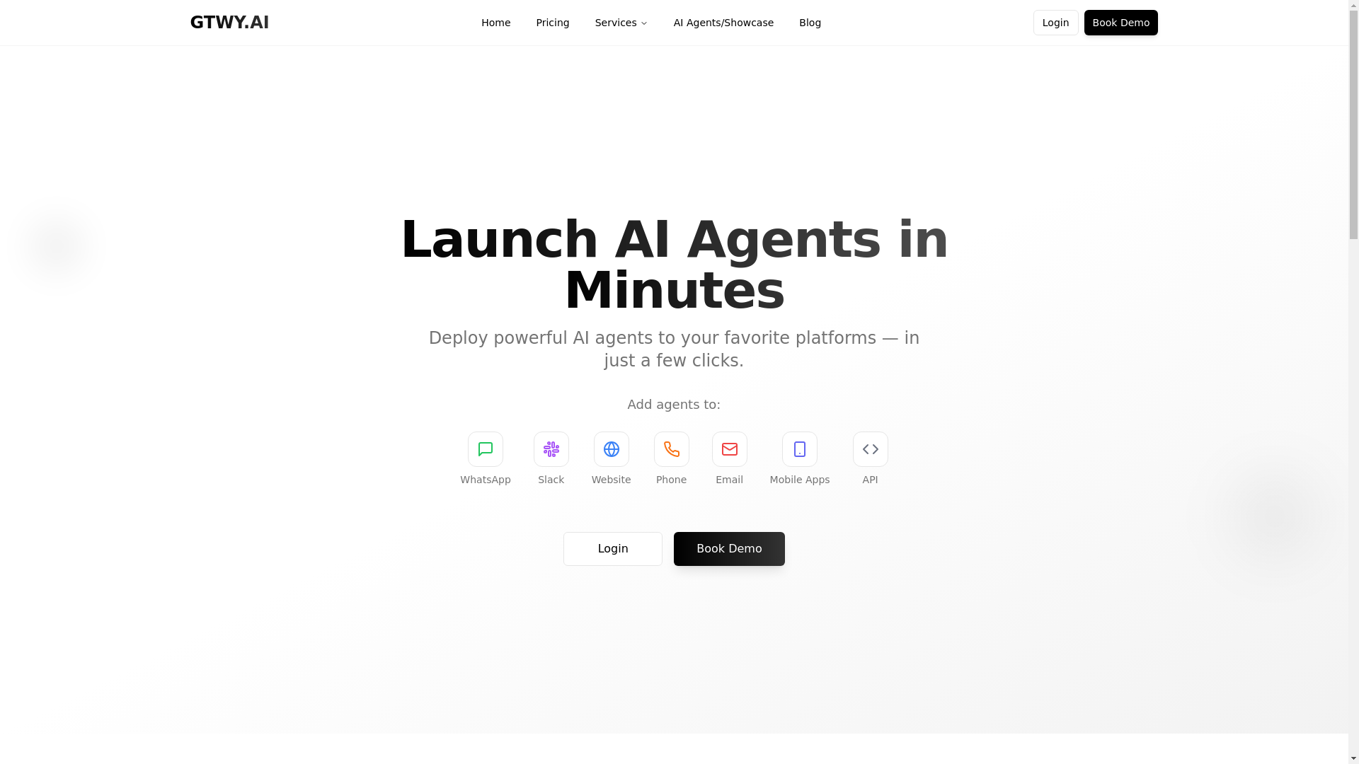 website screenshot of https://gtwy-ai-portal-launch.pages.dev/