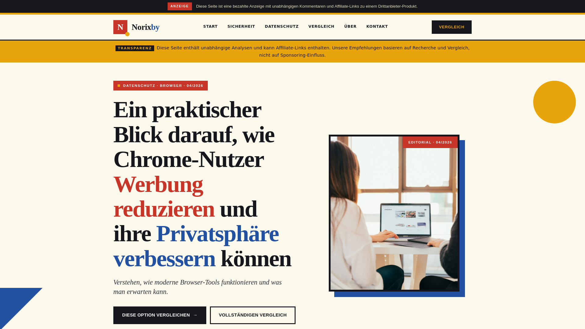 website screenshot of https://norixby.com