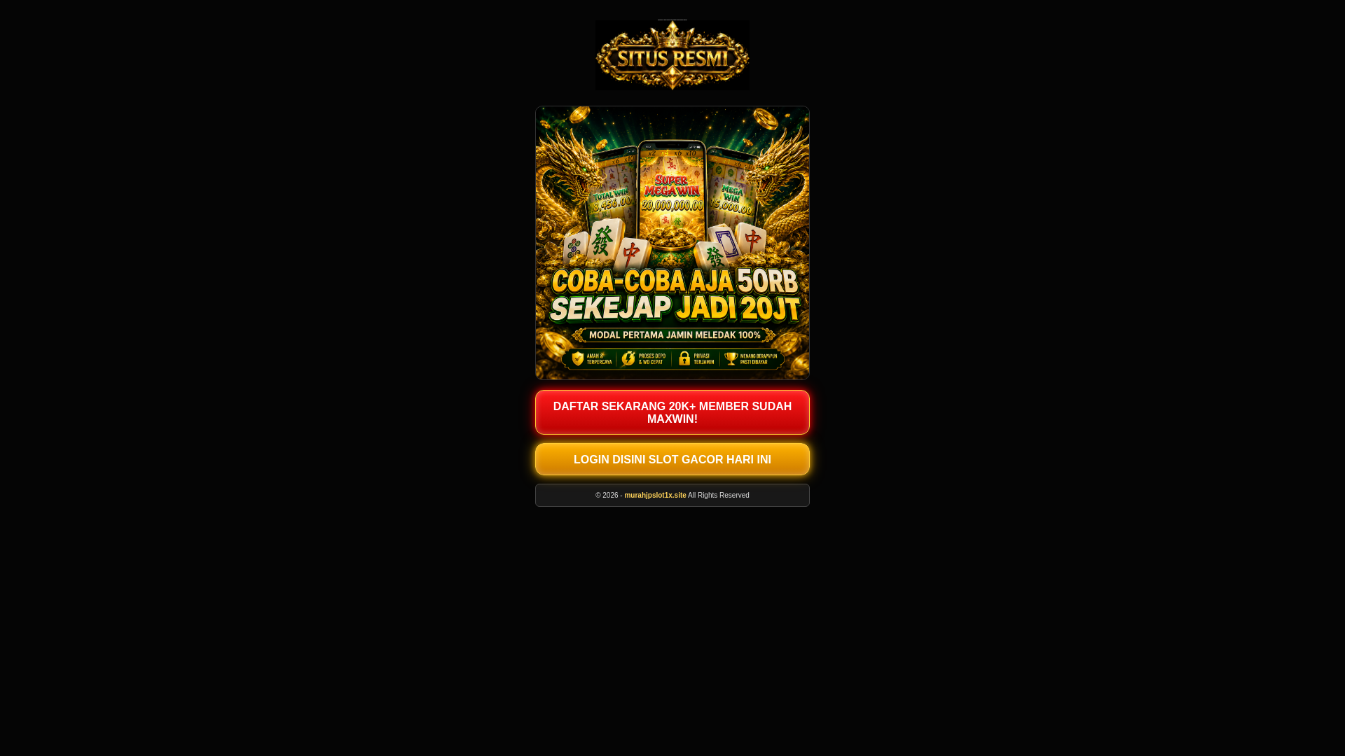 website screenshot of https://murahjpslot1x.pages.dev/