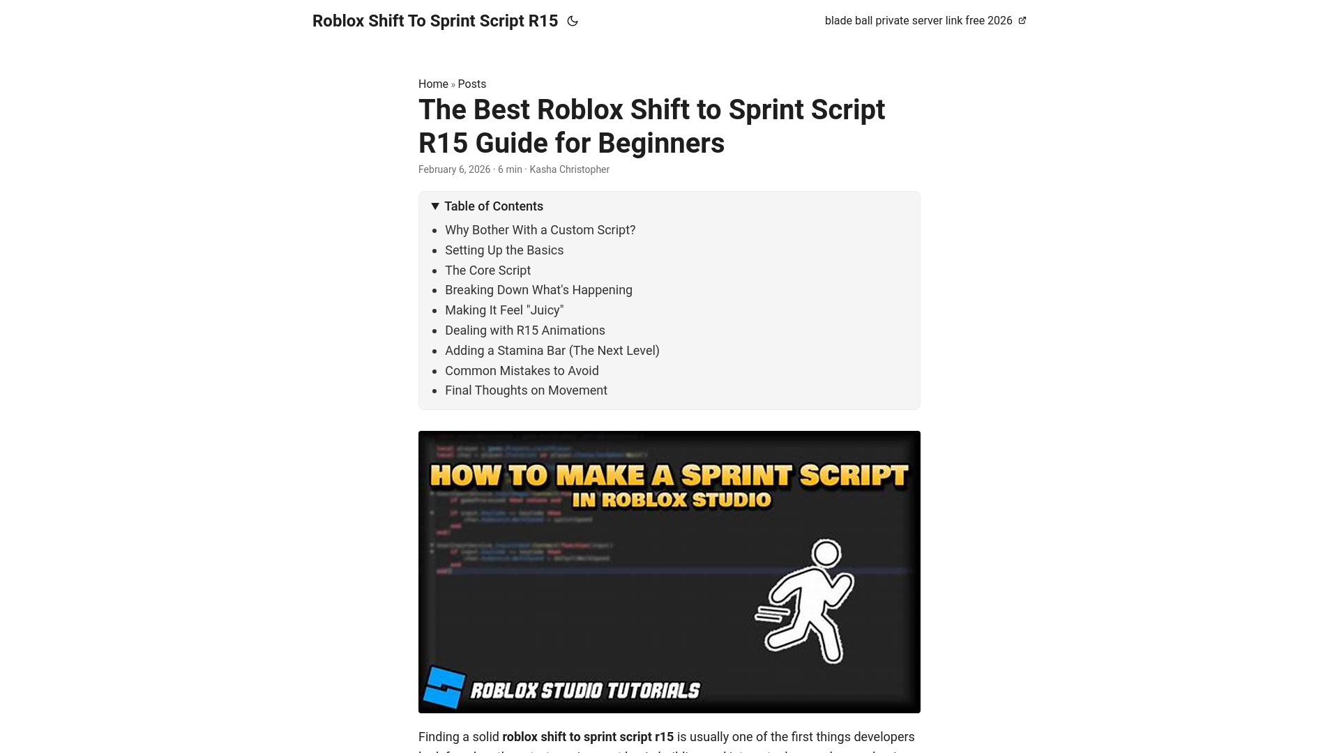 website screenshot of https://robloxshifttosprintscriptr15.pages.dev/