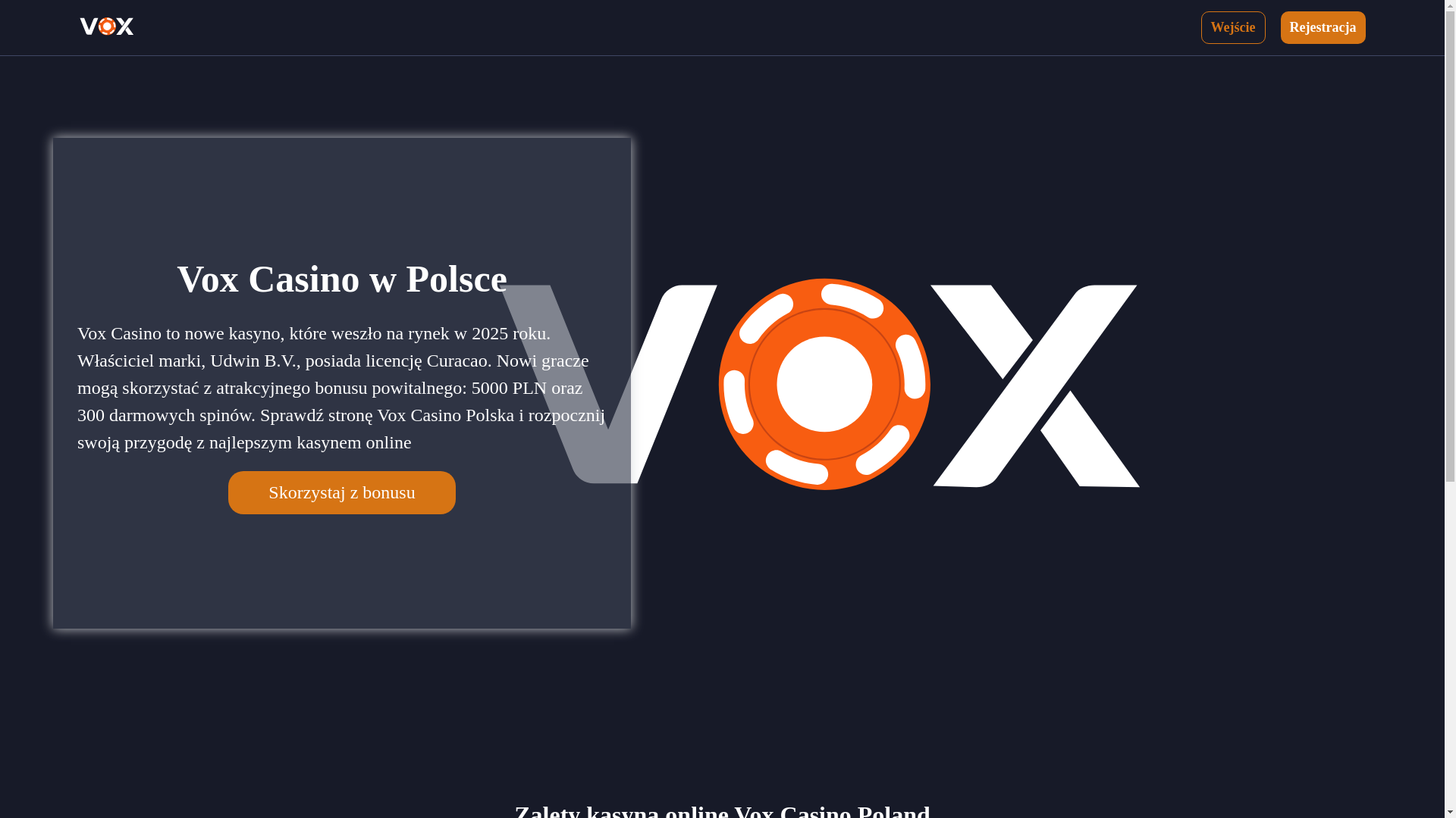 website screenshot of https://voxcasino-2025pl.ink/