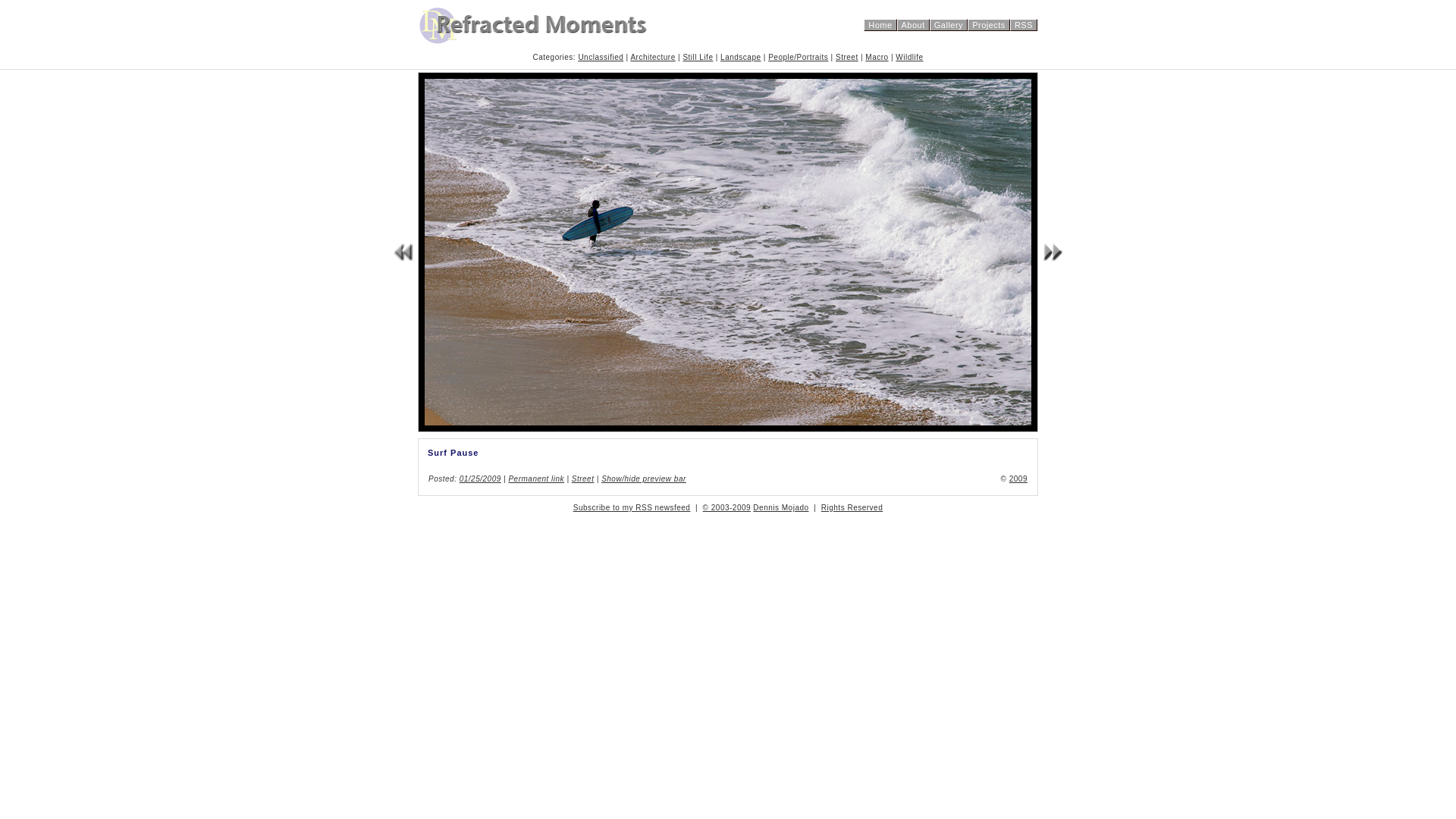 website screenshot of https://refractedmoments-com.pages.dev/