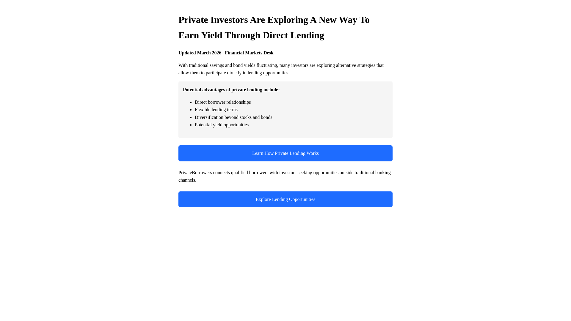 website screenshot of https://privateborrowerslenders.pages.dev/
