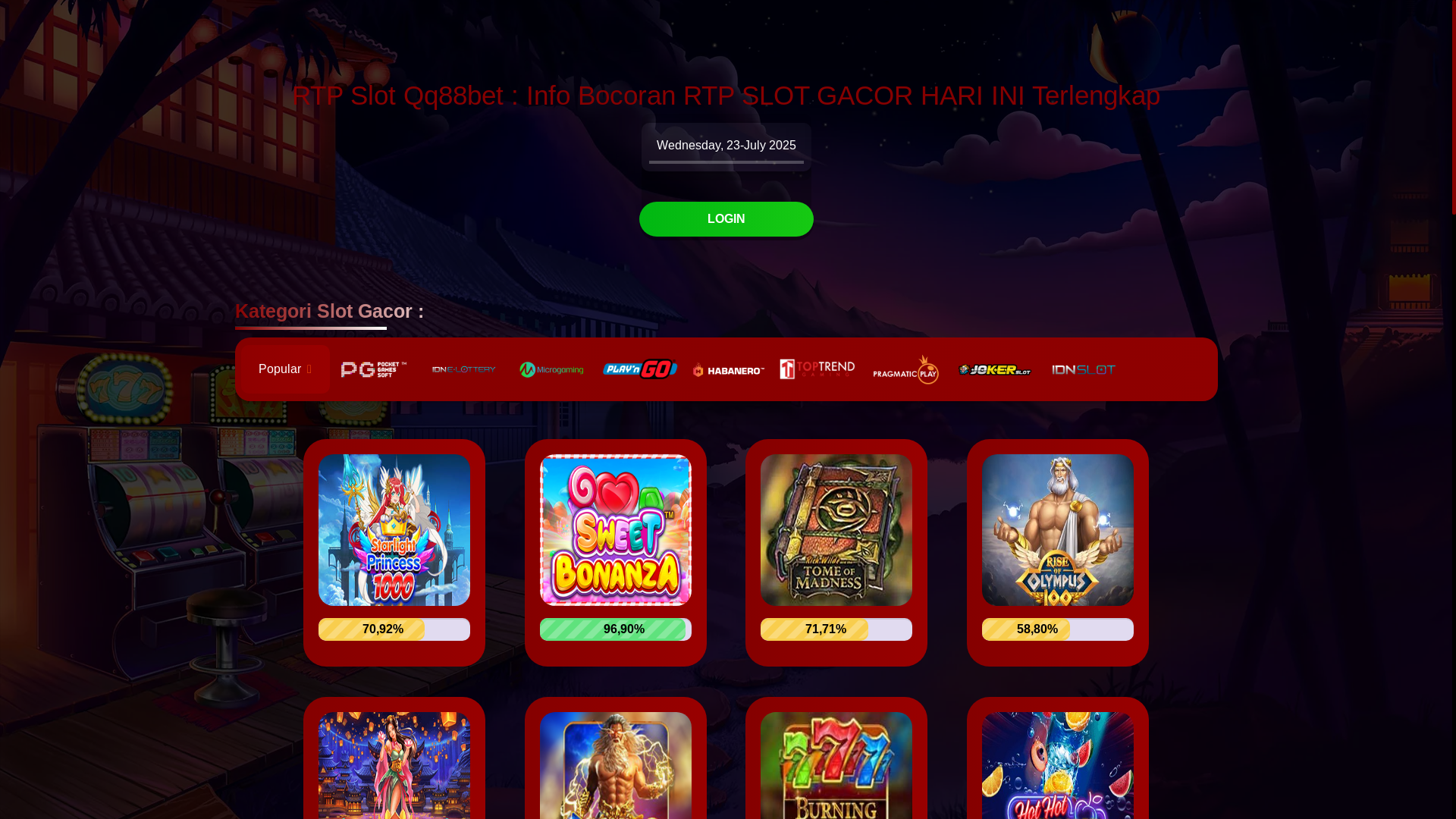 website screenshot of https://qq88betterbaikrtp.autos/