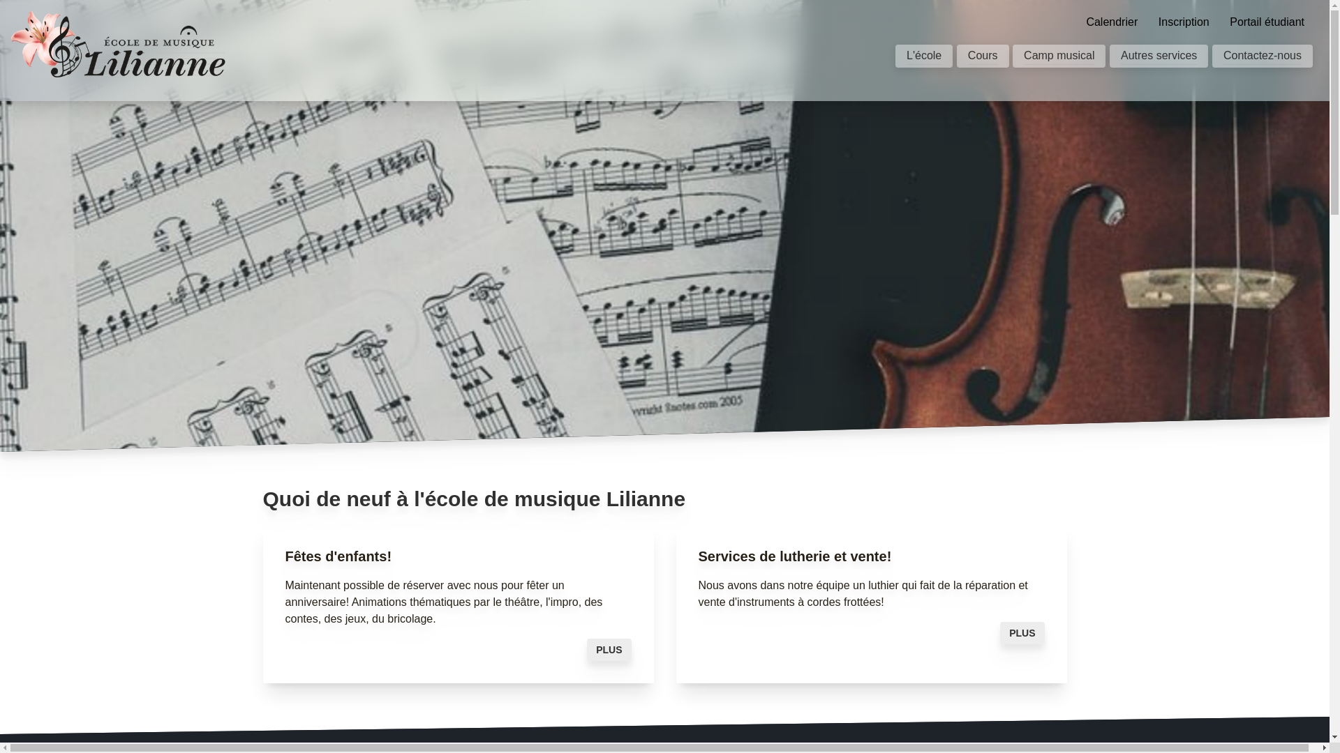website screenshot of https://ecolelilianne.pages.dev/