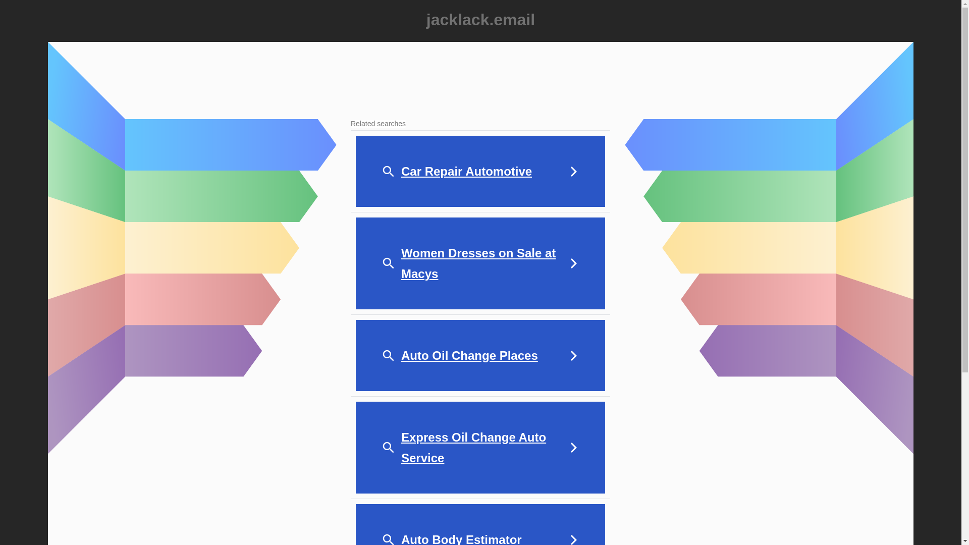 website screenshot of https://jacklack.email/