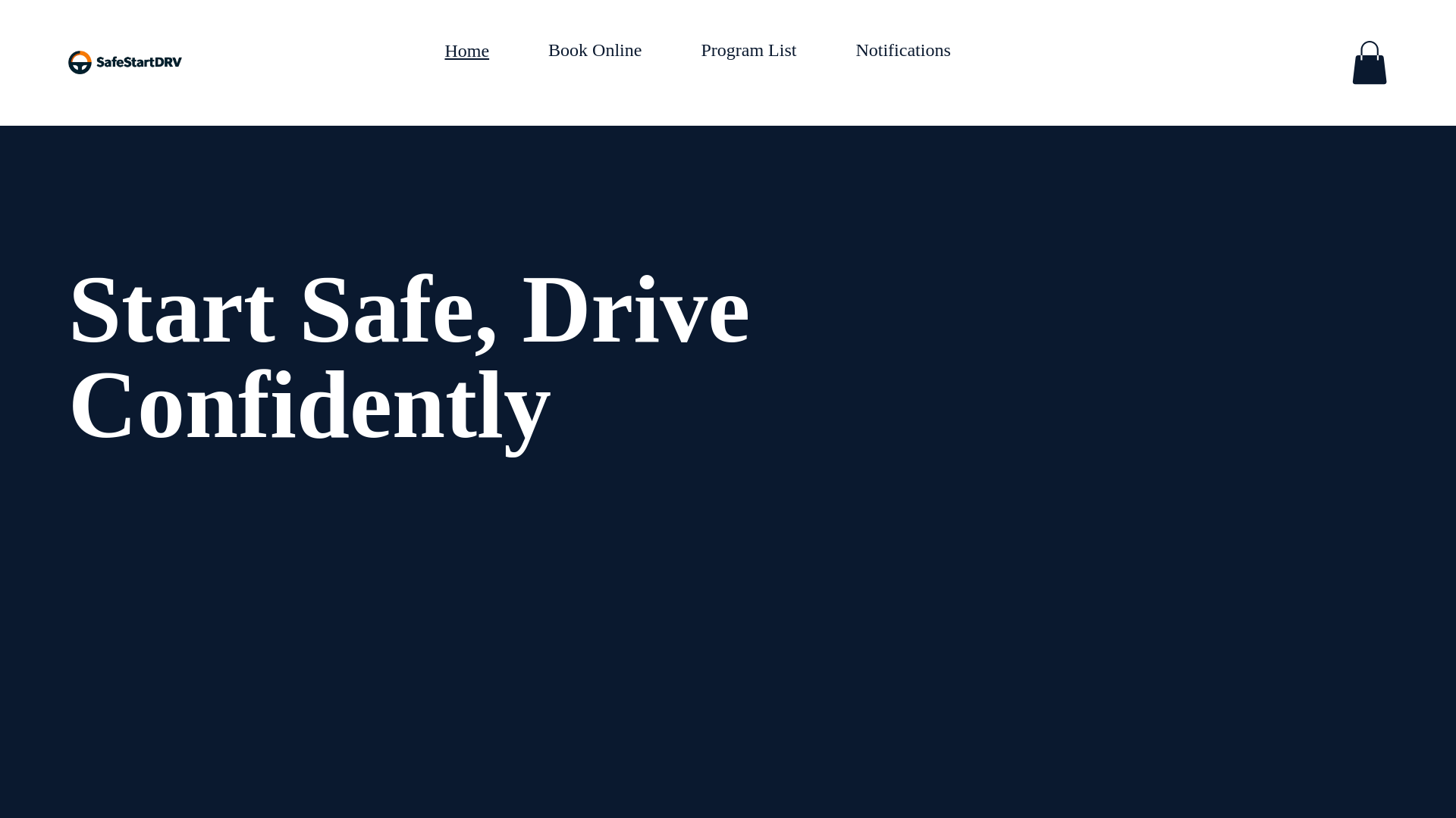 website screenshot of https://safestartdrv.com/