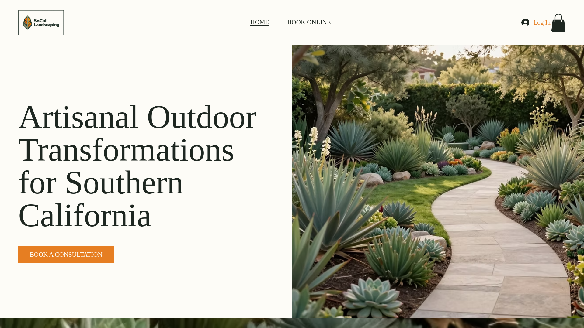 website screenshot of https://socallandscapingbyaugustine.com/
